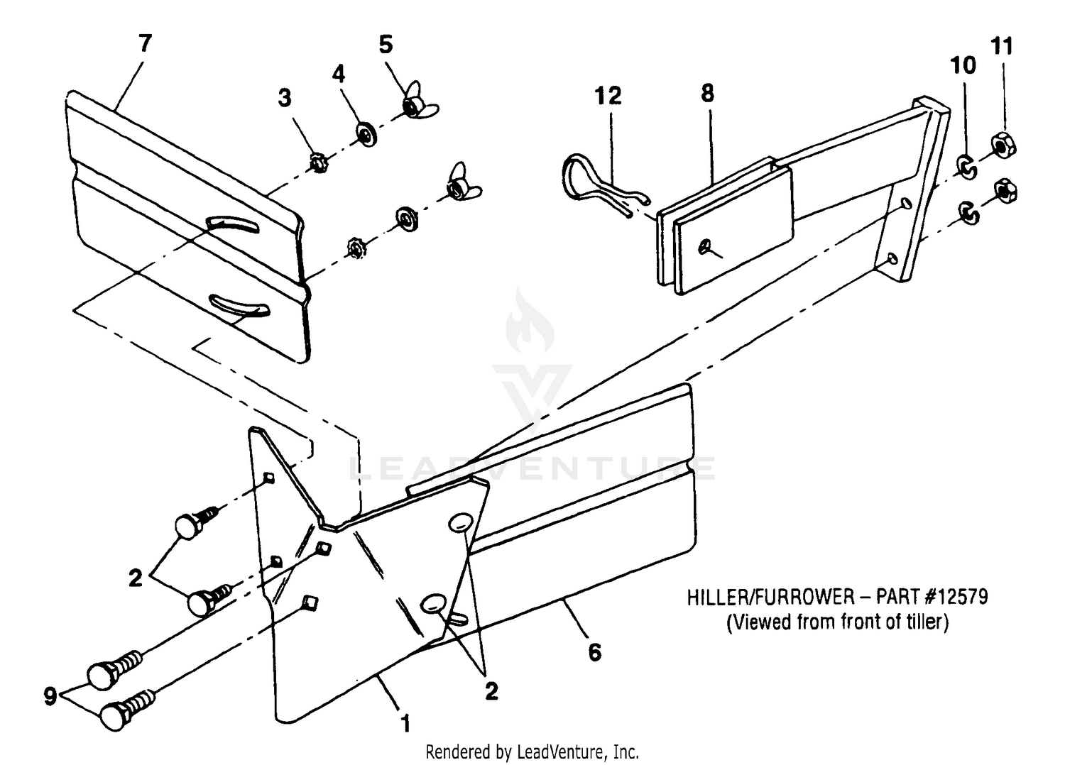 Hiller/Furrower Attachment
