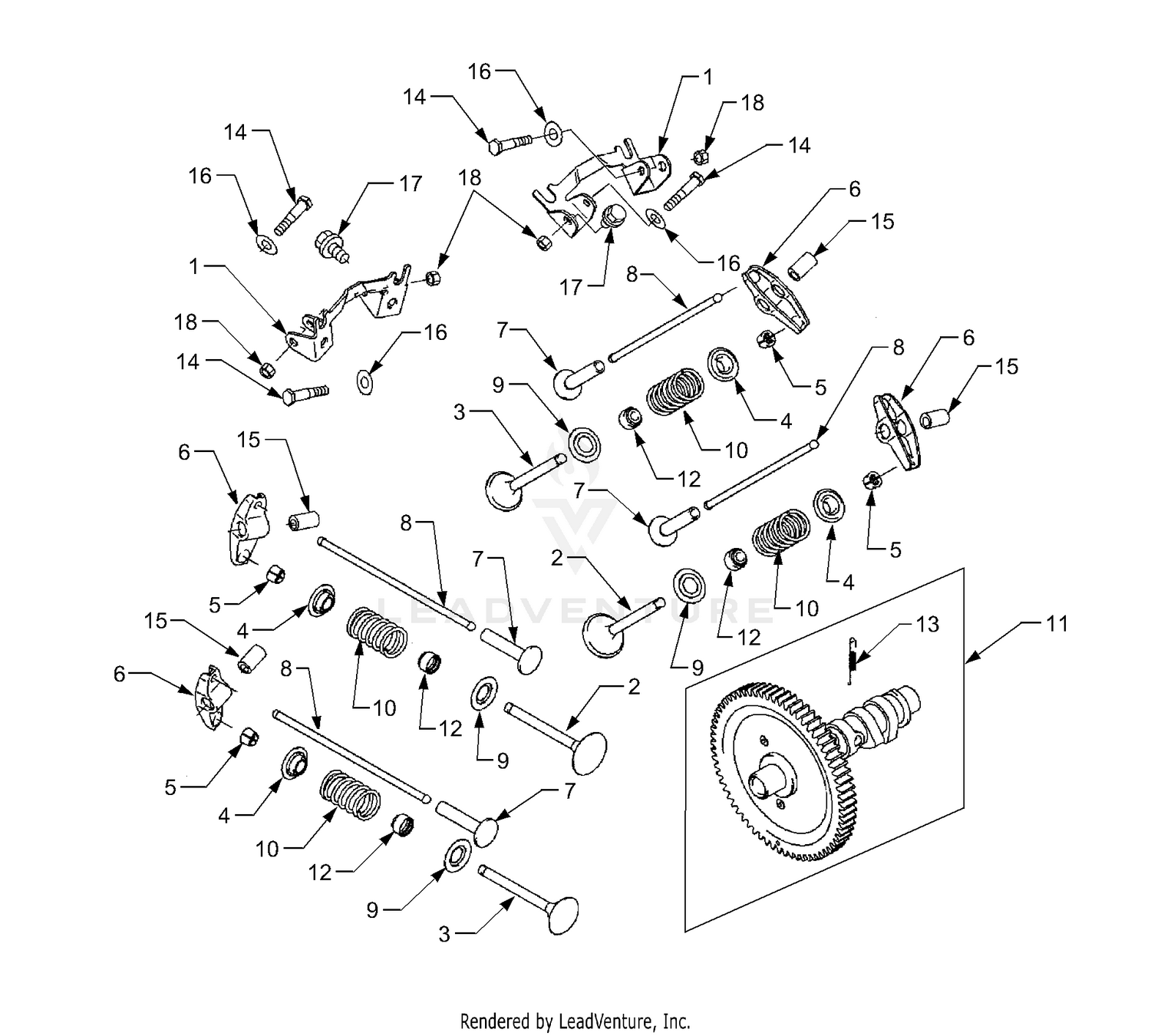 Valves And Camshaft