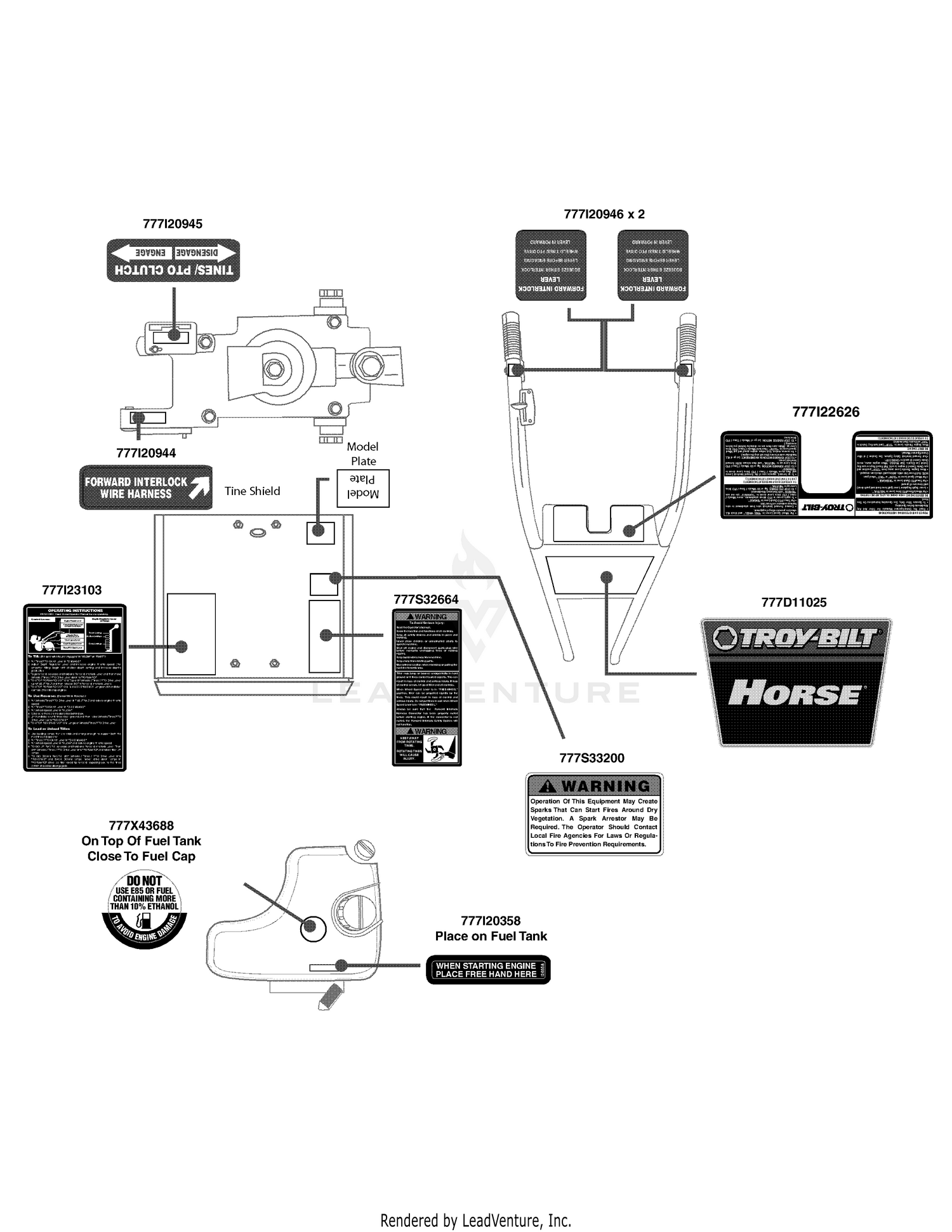 Label Map Horse