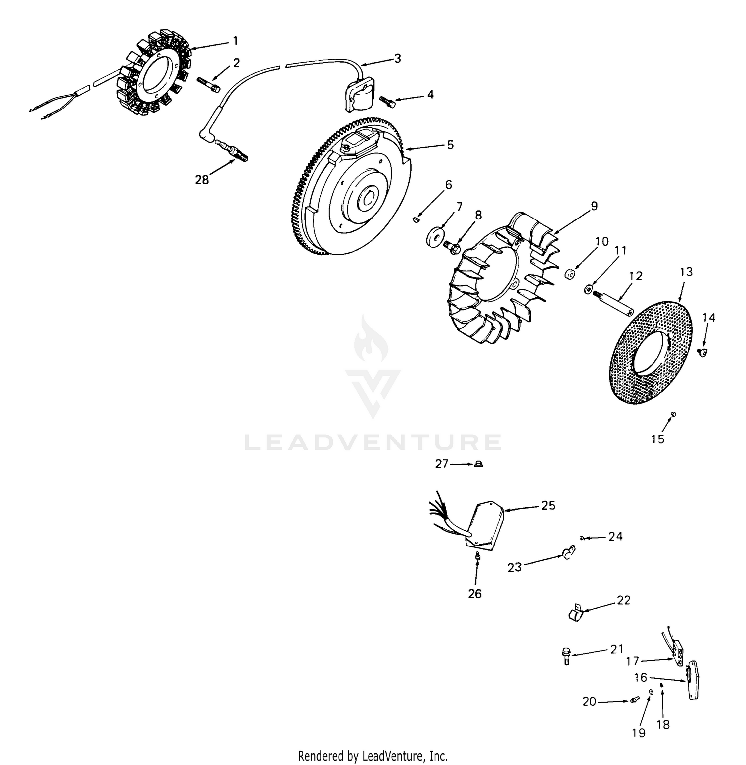 Ignition, Electrical And Flywheel