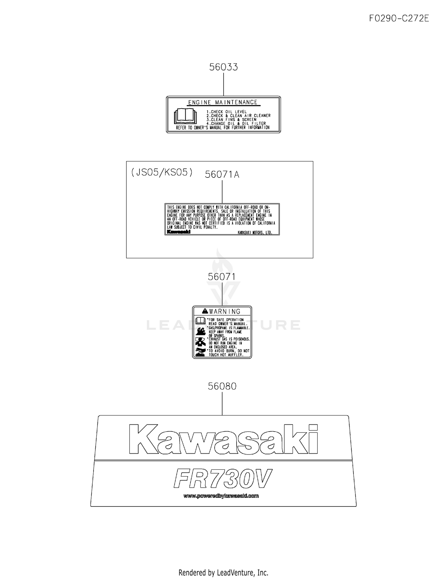 FR730V-KS05 LABEL