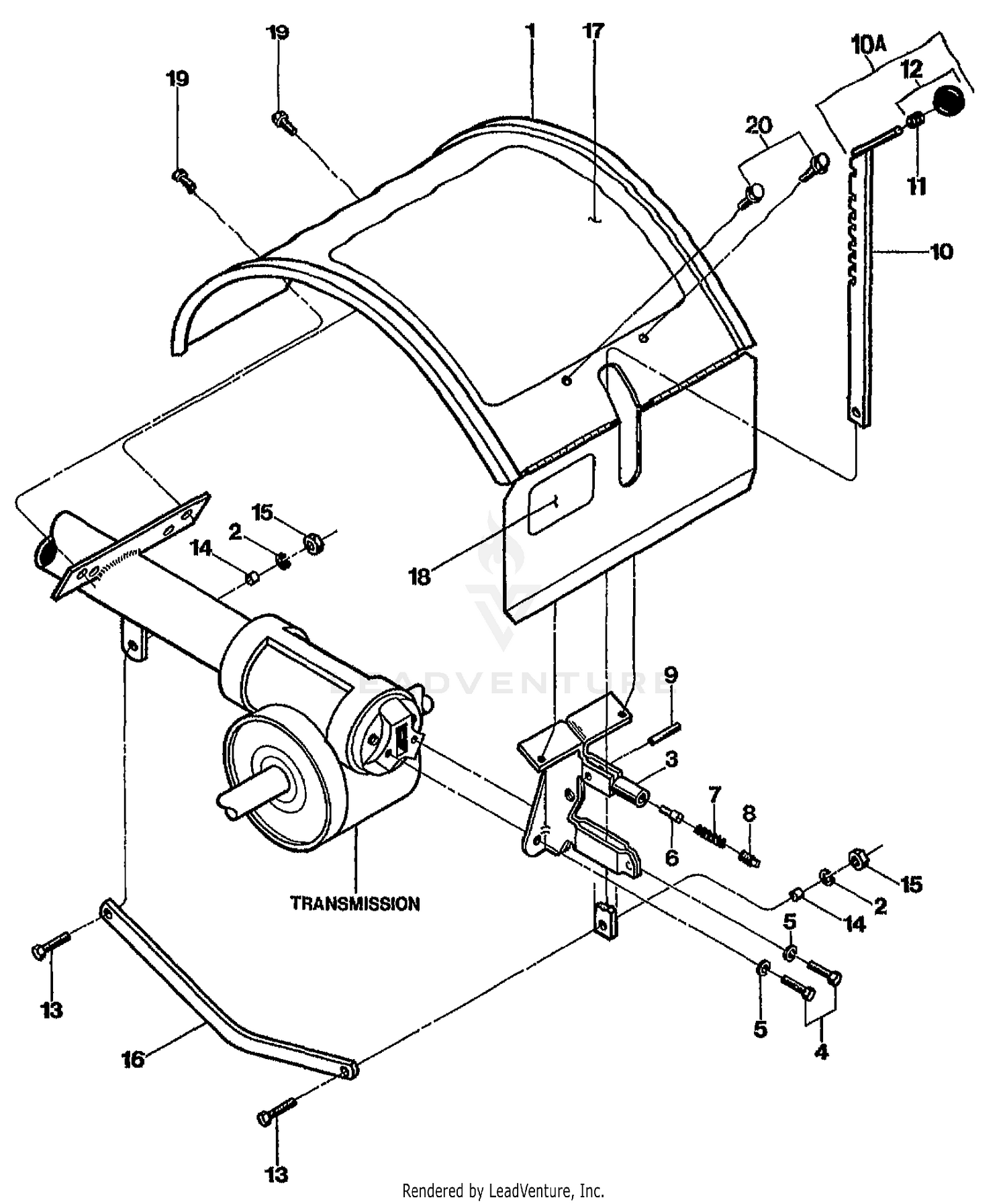 HOOD & DEPTH REGULATOR