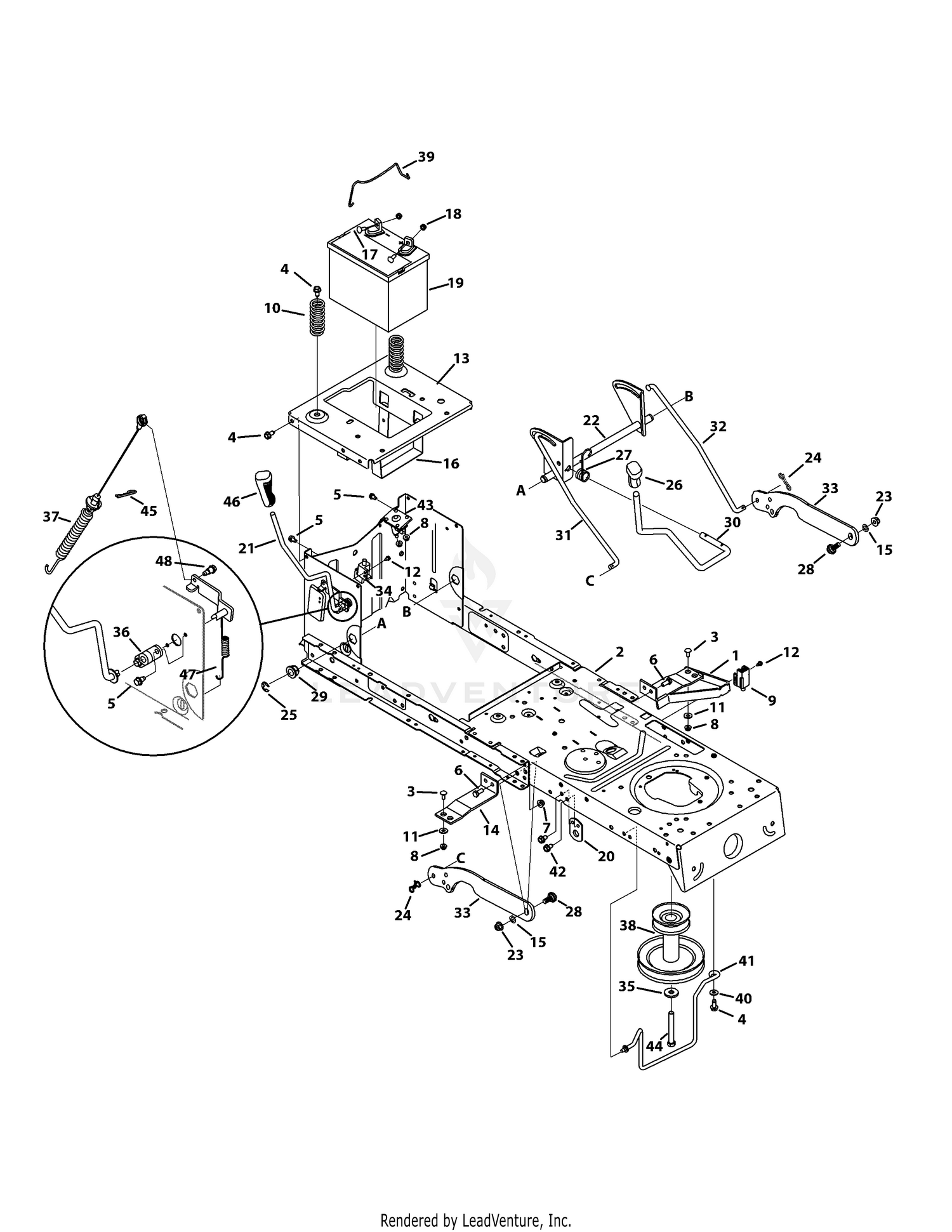 Frame and PTO Lift