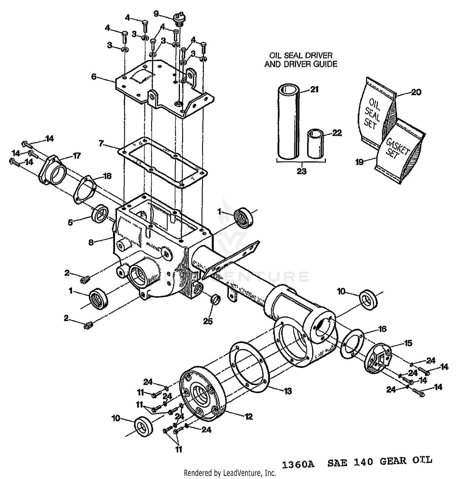 TRANSMISSION HSG. & SEALS/GASKETS