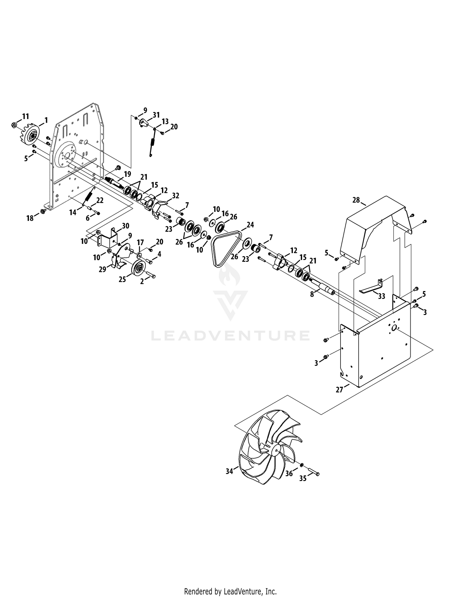 FLEX Blower Attachment-Drive Attachment