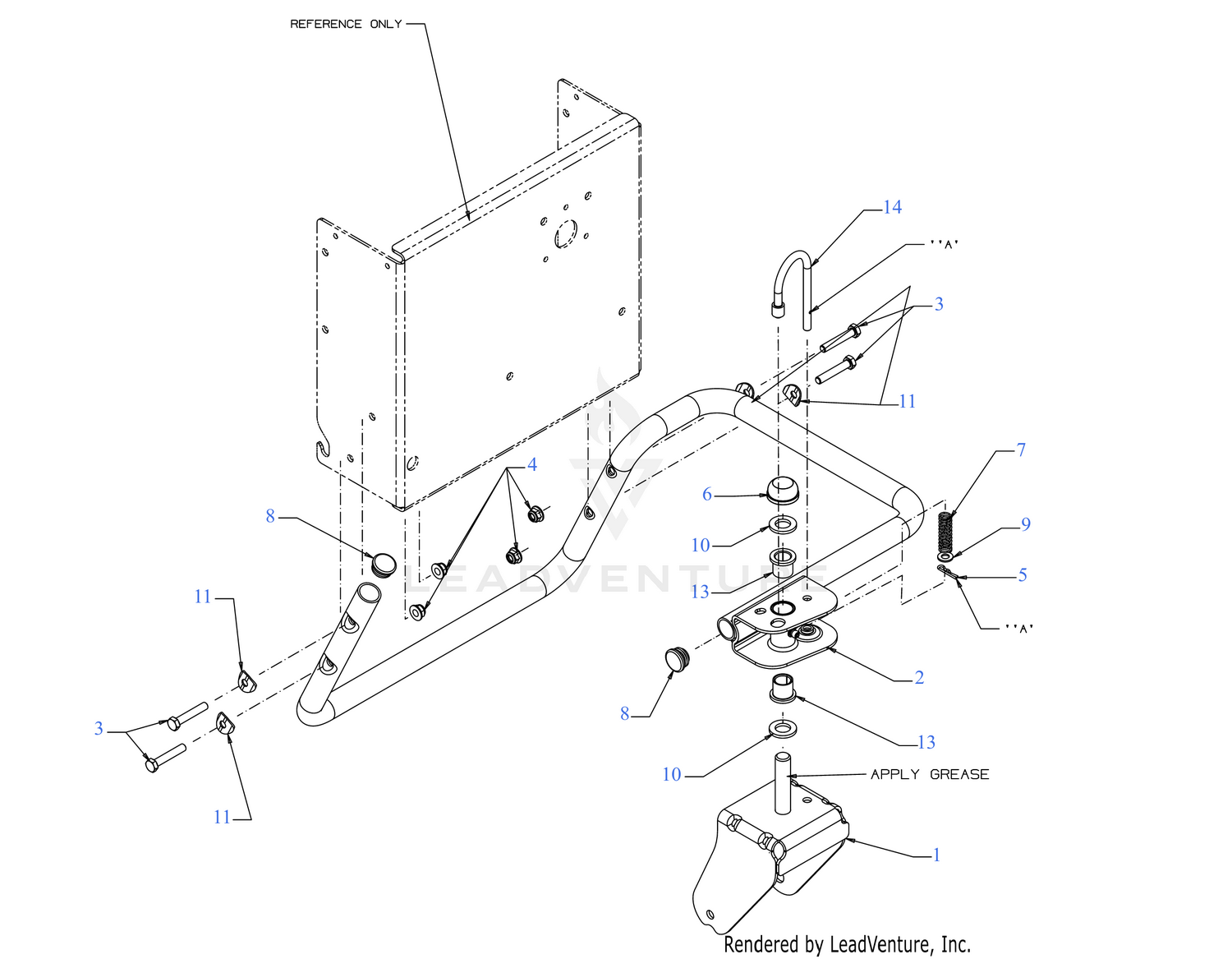 Caster Wheel Bracket