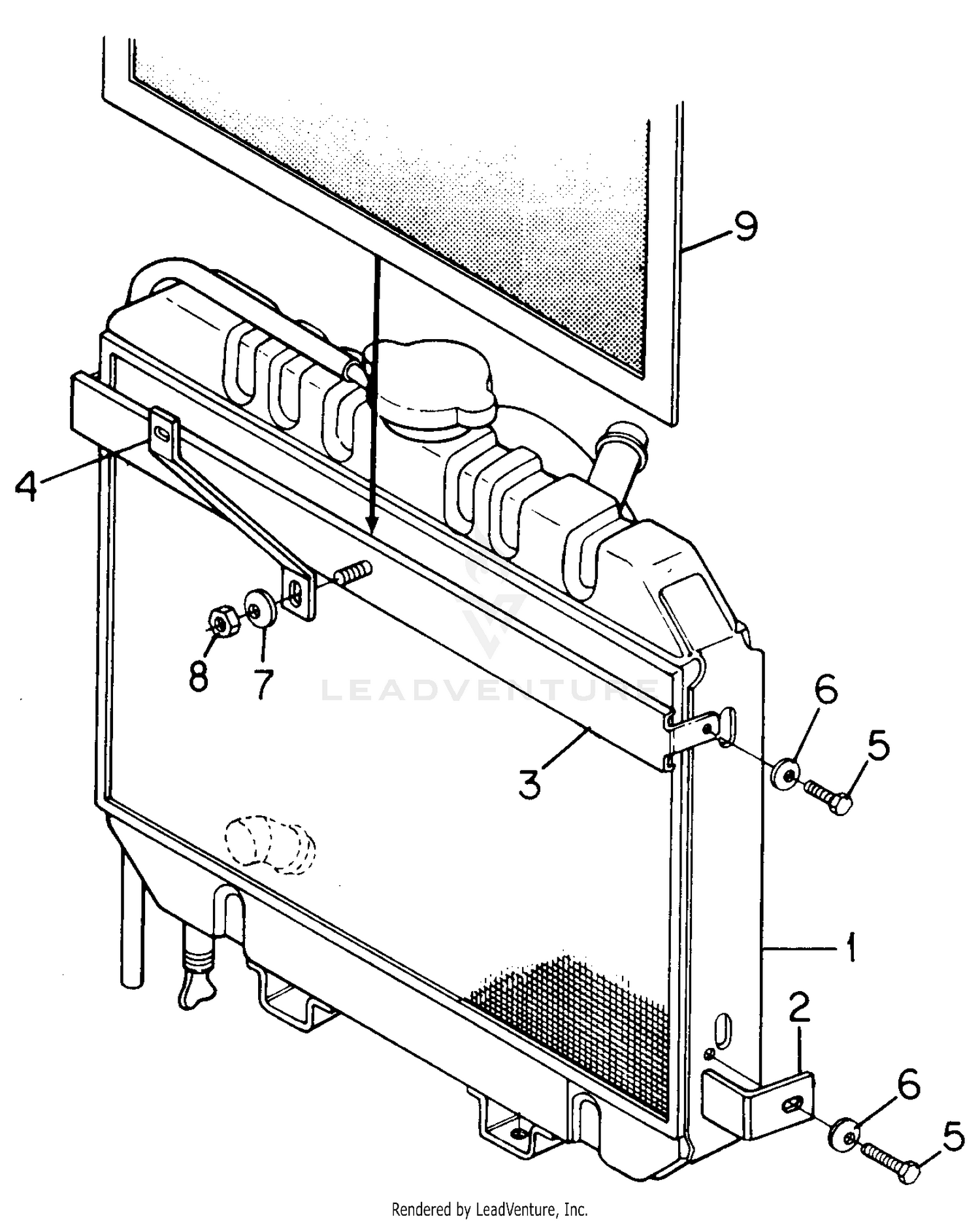 Radiator Mounting & Screen