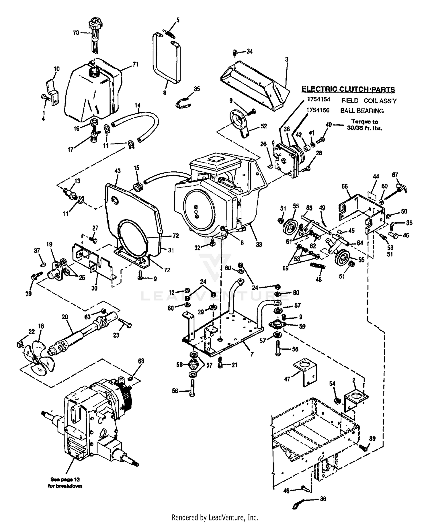 ENGINE & DRIVE ASSEMBLY
