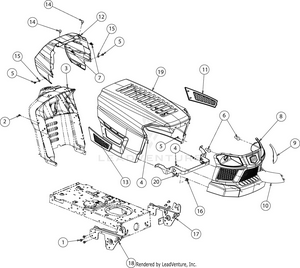 Craftsman by MTD 13A878XT099 247.273740 T1500 2018 Lawn