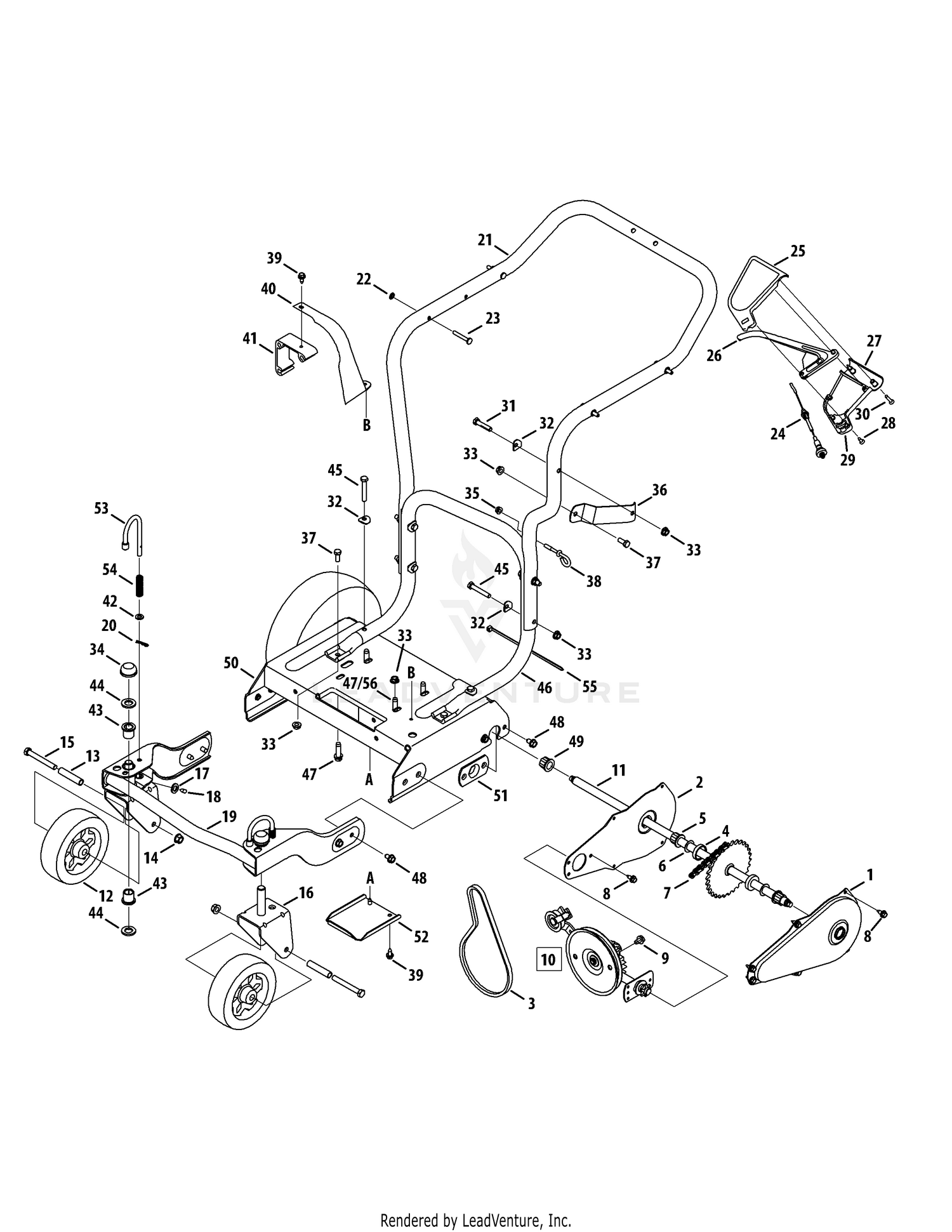 CSV206 Handle & Wheels