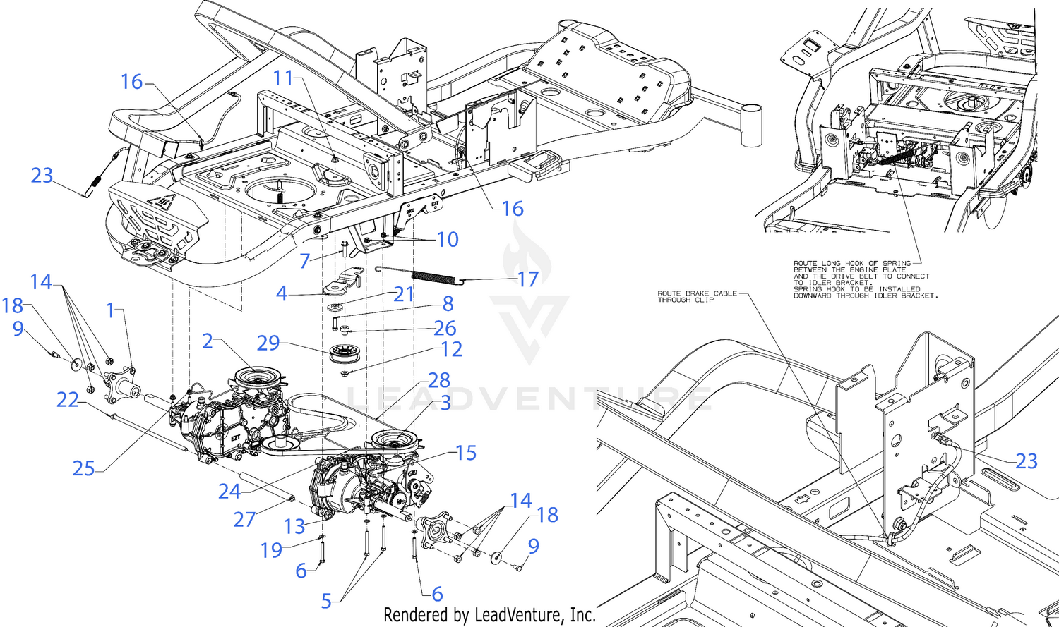 Cub Cadet ZT1 50 KW FAB 17RIEACL010 2021 ULTIMA ZT1 Drive