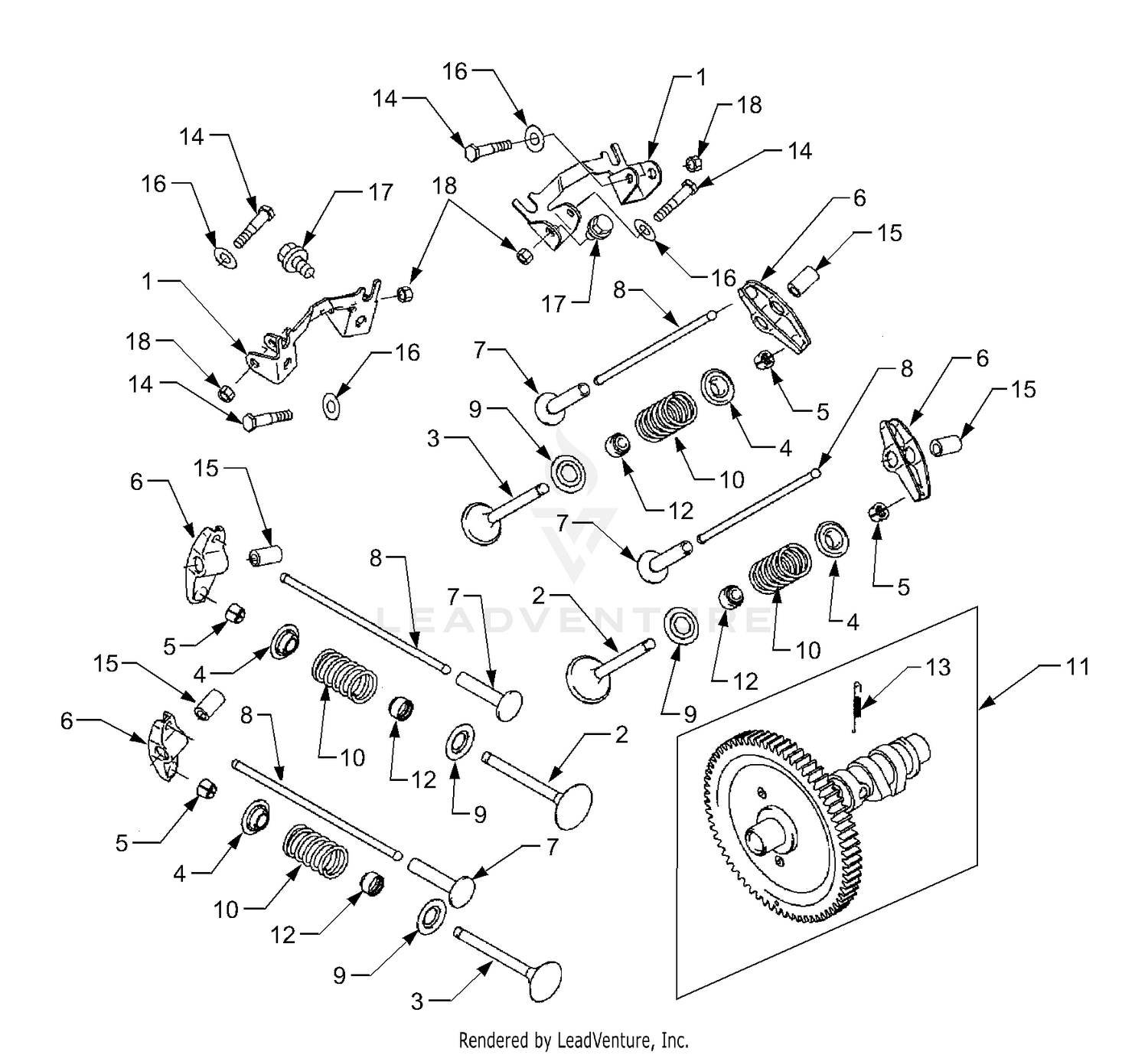 Valves And Camshaft