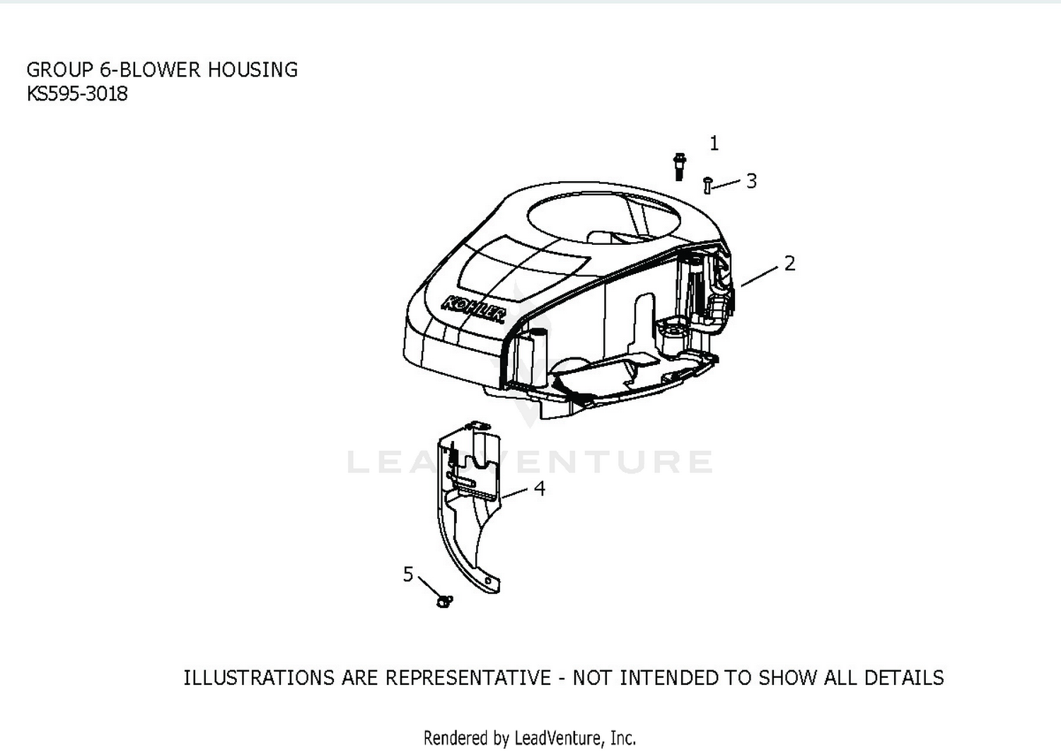 KS595-3018 Blower Housing