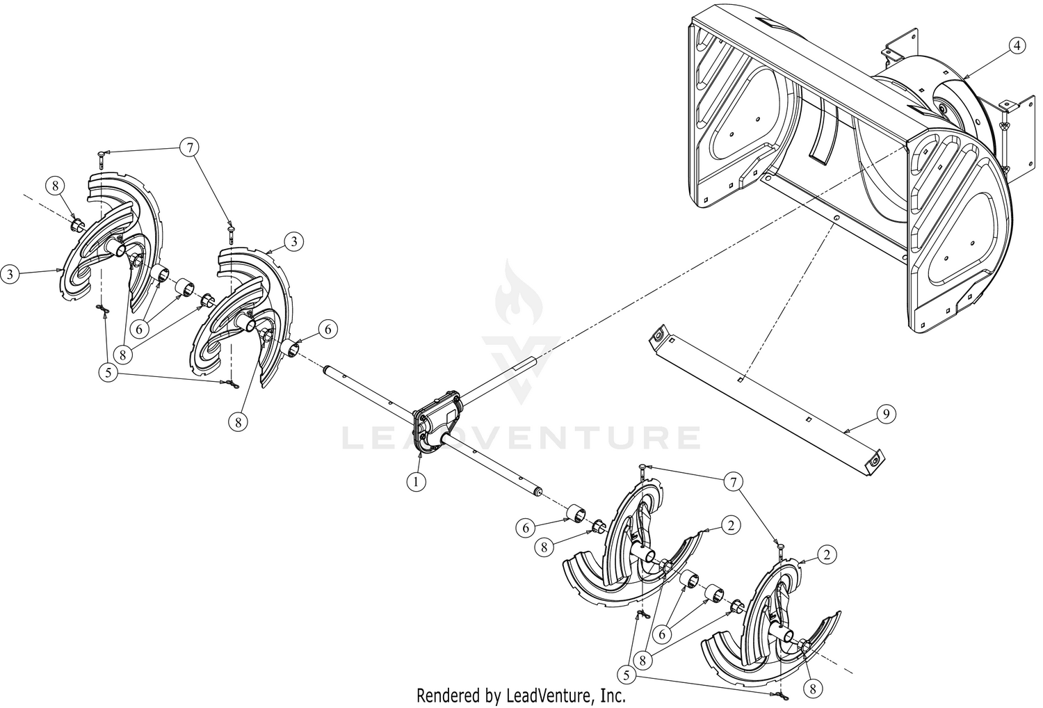 Auger & Auger Housing