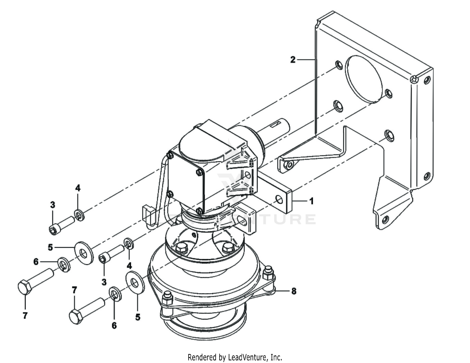 A2060_01 Mounted Drive Assembly
