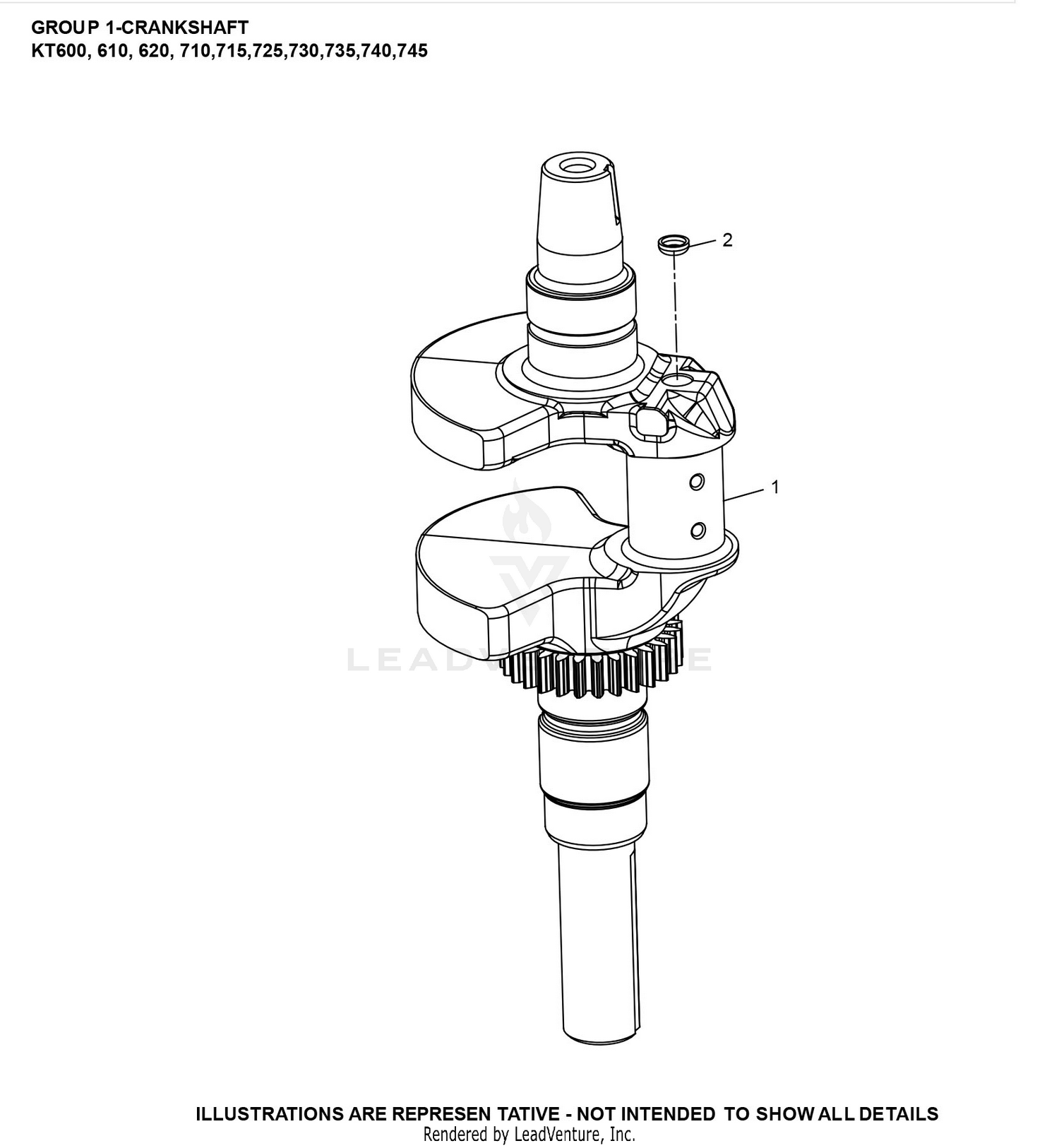 KT735-3101 CrankShaft