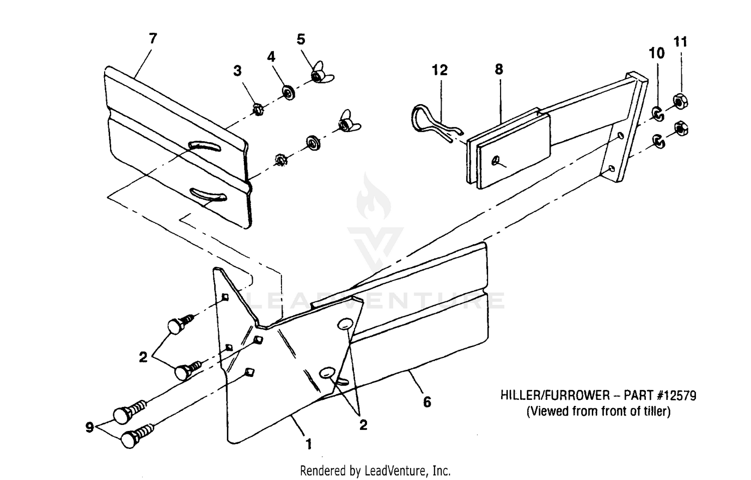 Hiller/Furrower Attachment