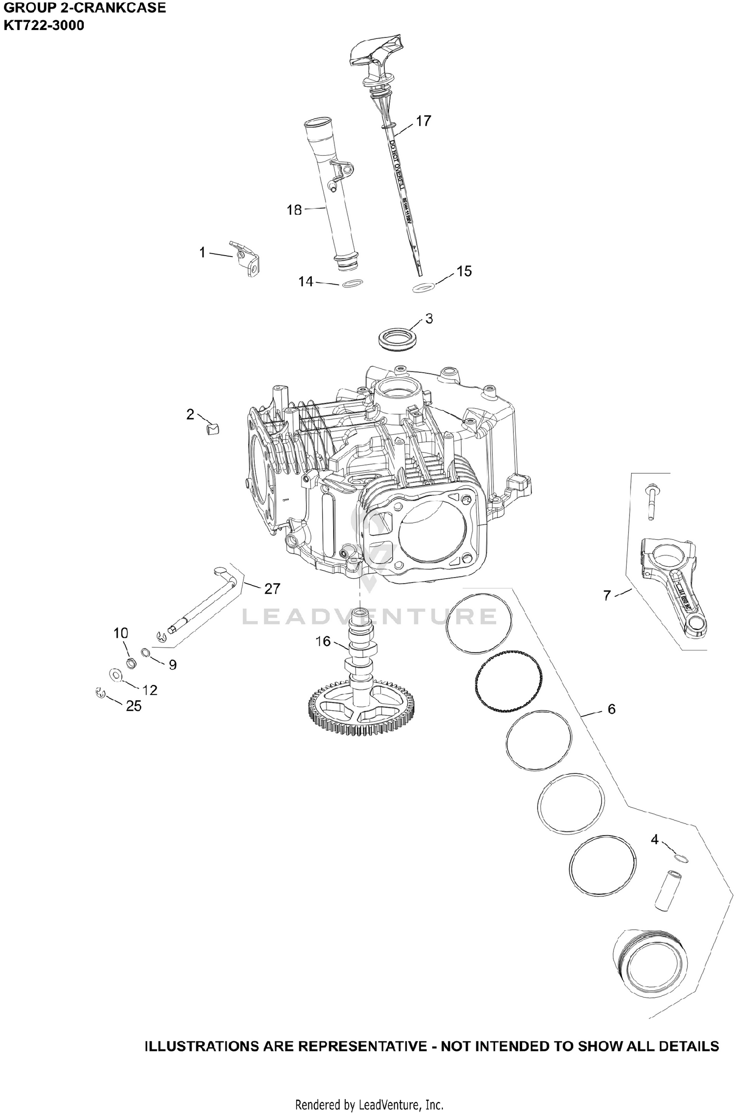 KT722-3000 CrankCase