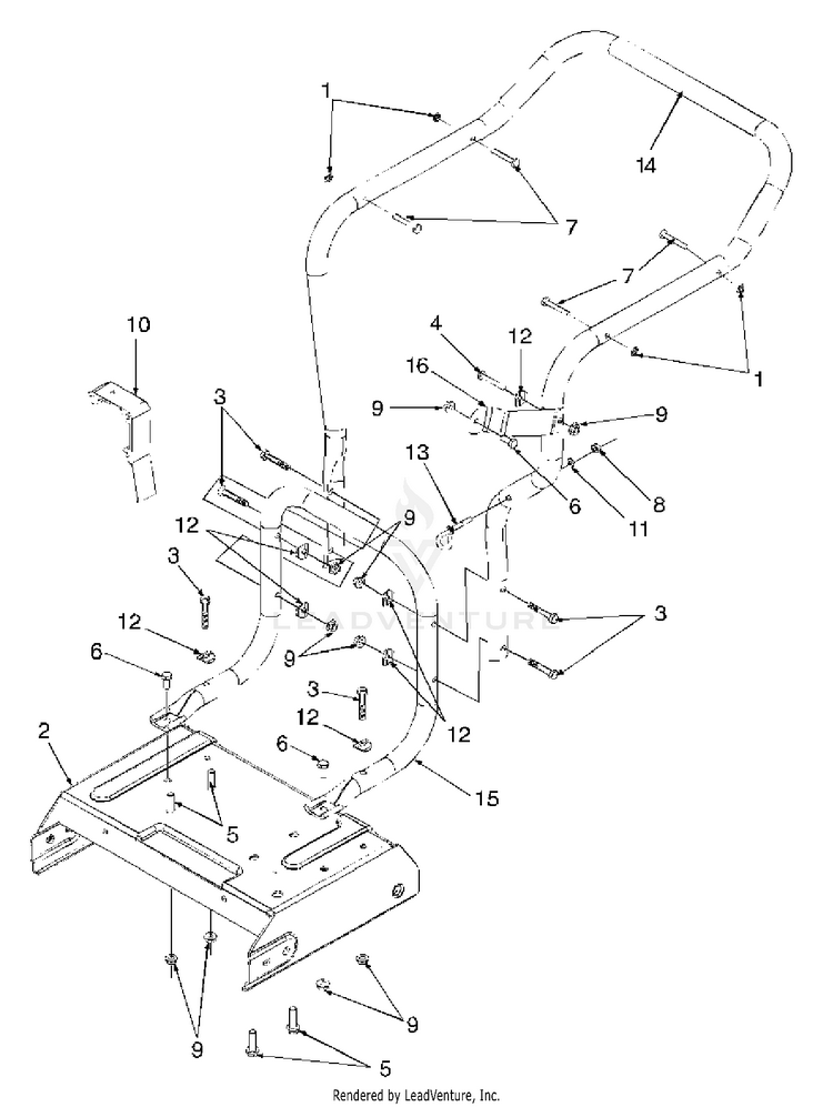 247103A190 Yard Boss 500 (1997) PartsWarehouse