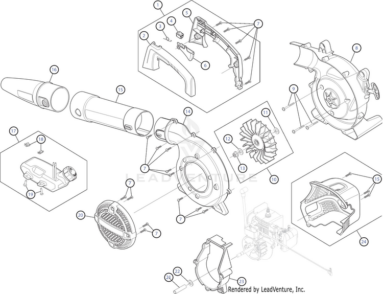 Bolens BL125 Blower - 41AS79BY765