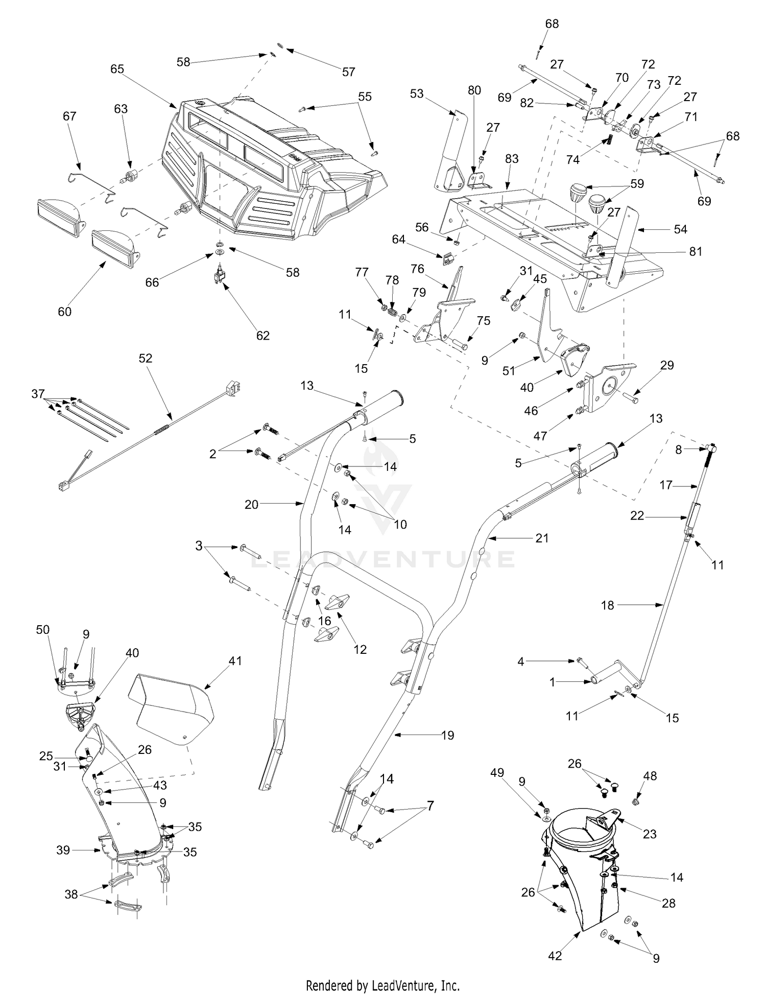 Handle & Controls Assembly