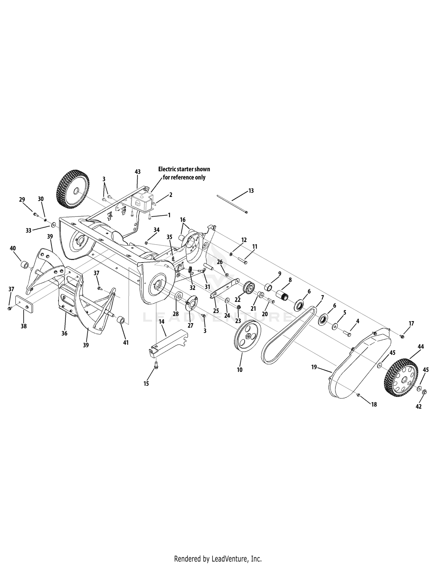 Drive & Auger Assembly