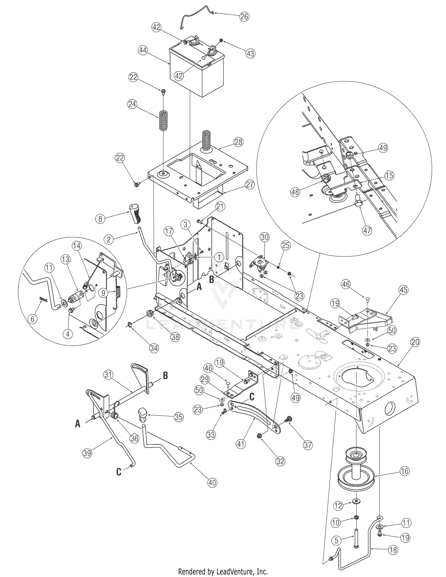 Troy Bilt 13AN77TG766 Pony 2006 PTO