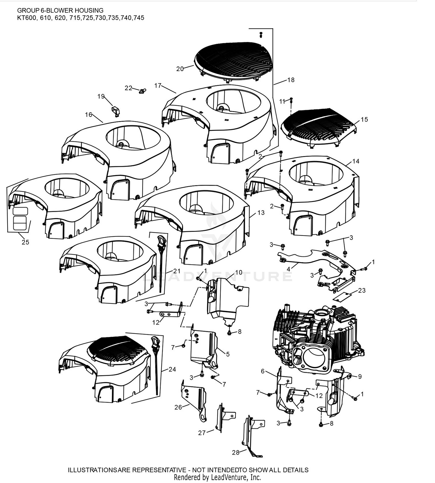KT725-3109 Blower Housing