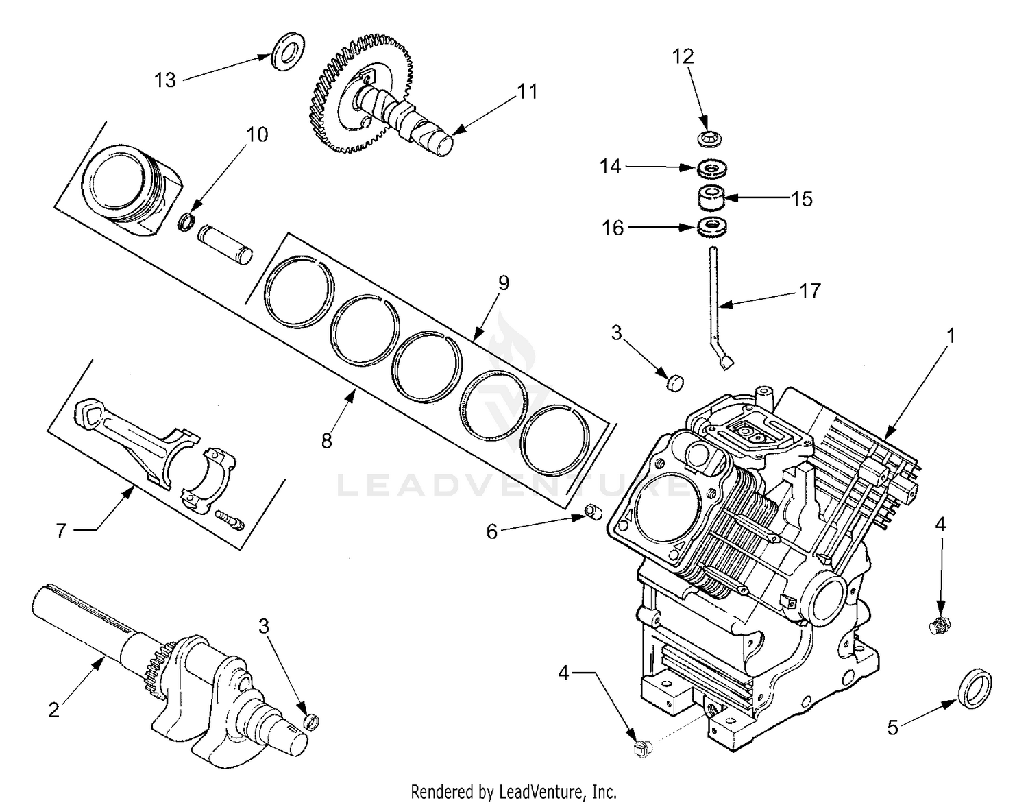 Crankcase And Crankshaft