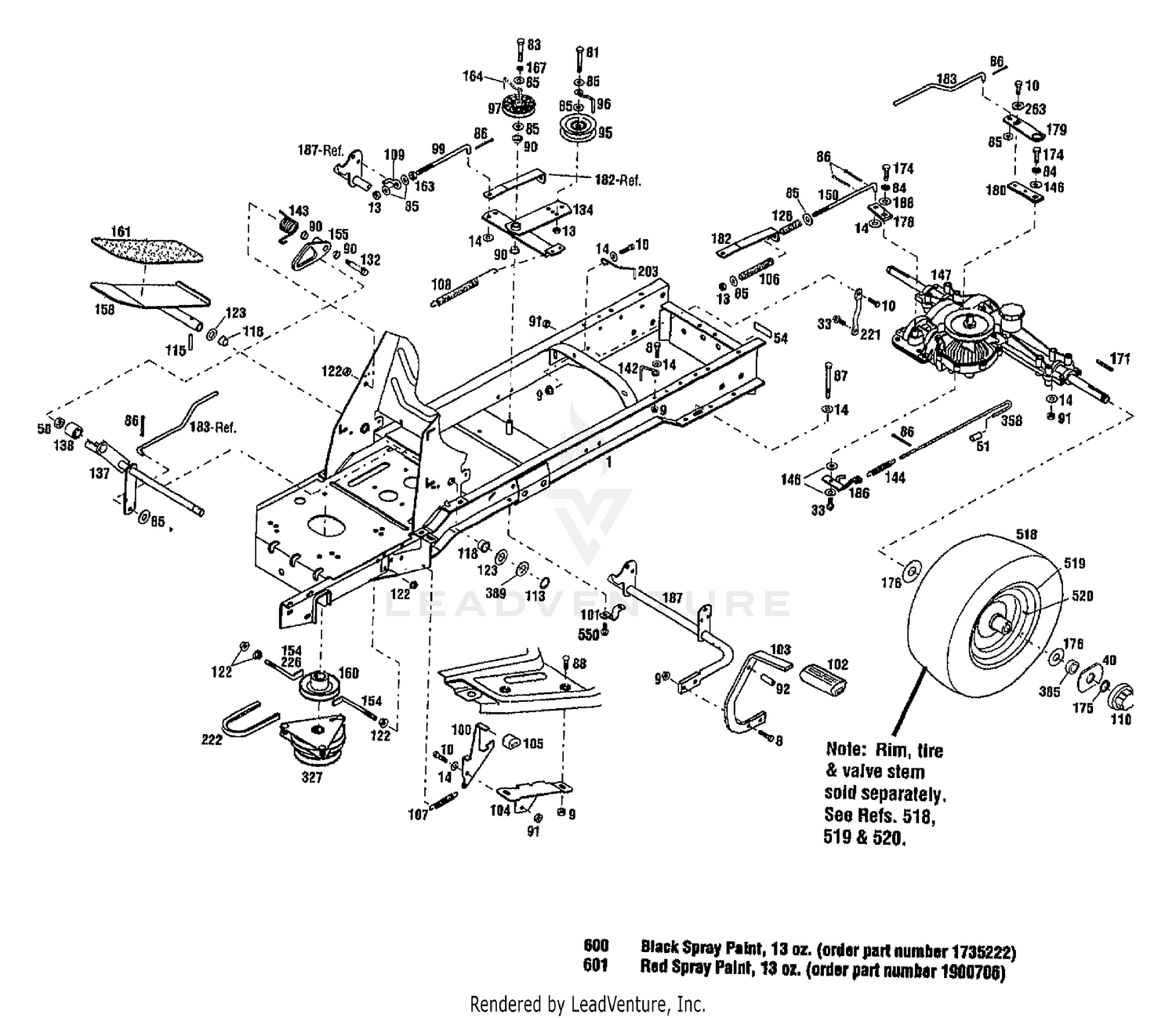 DRIVELINE/HYDRO TRANSMISSION ASSEMBLY