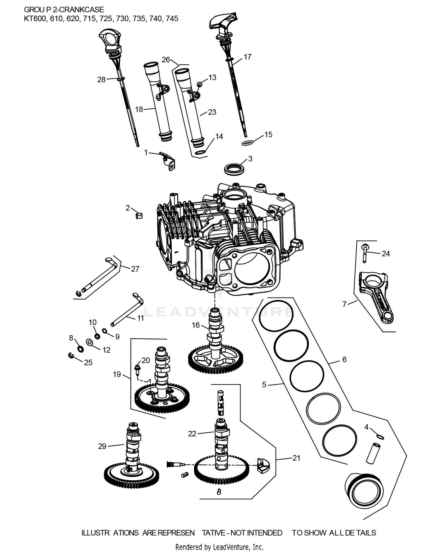 KT735-3104 CrankCase