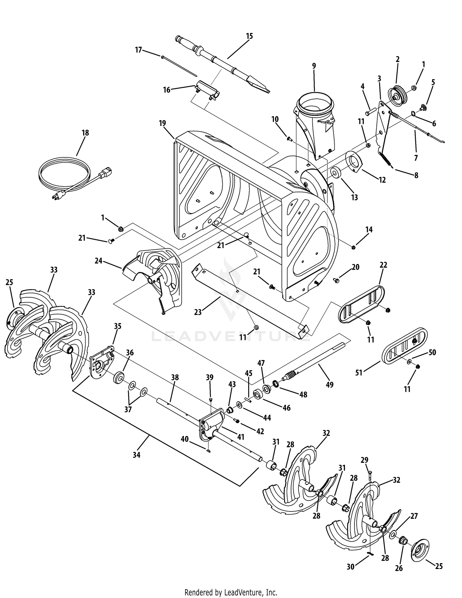 Auger Housing & Assembly