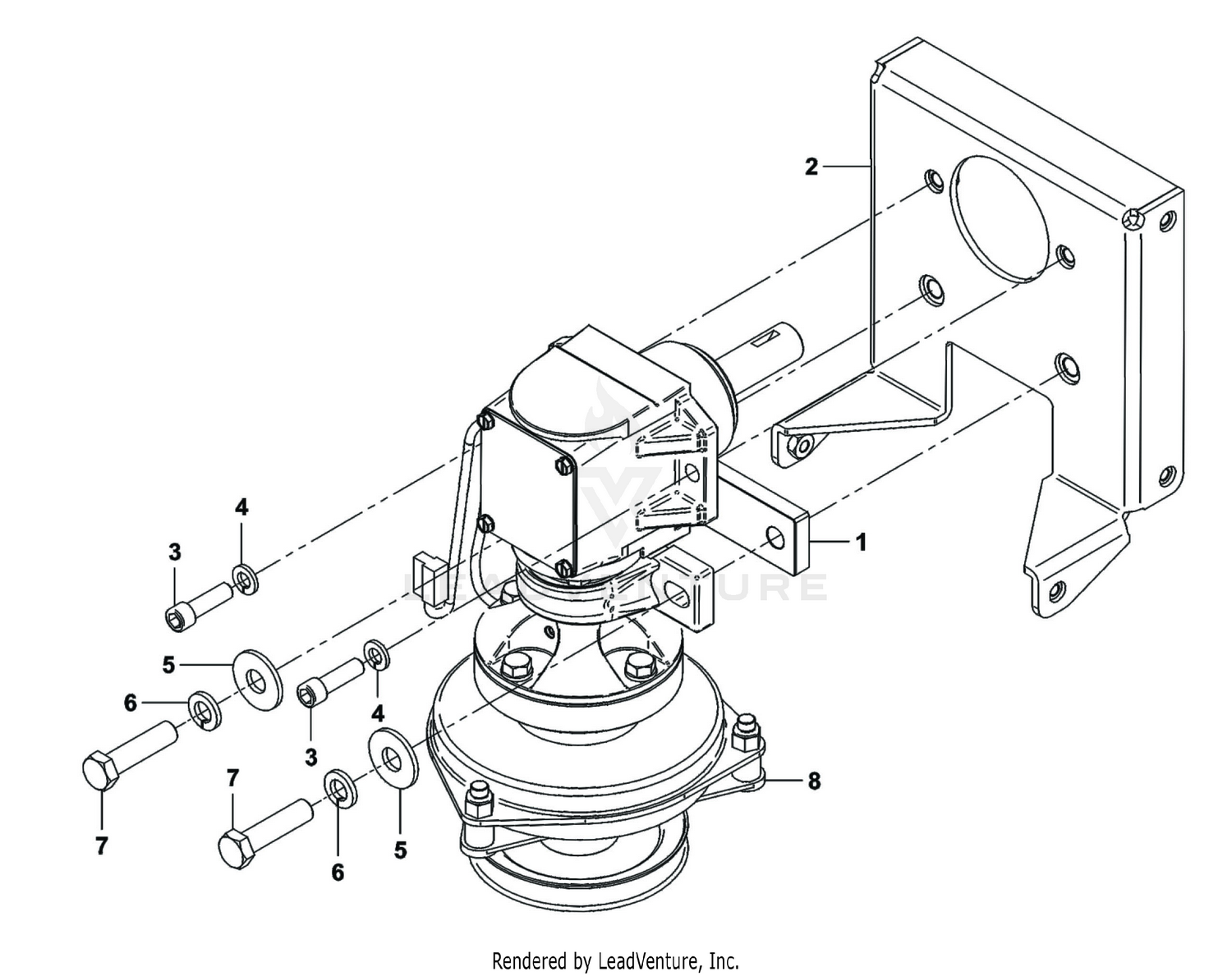 A2060_01 Mounted Drive Assembly
