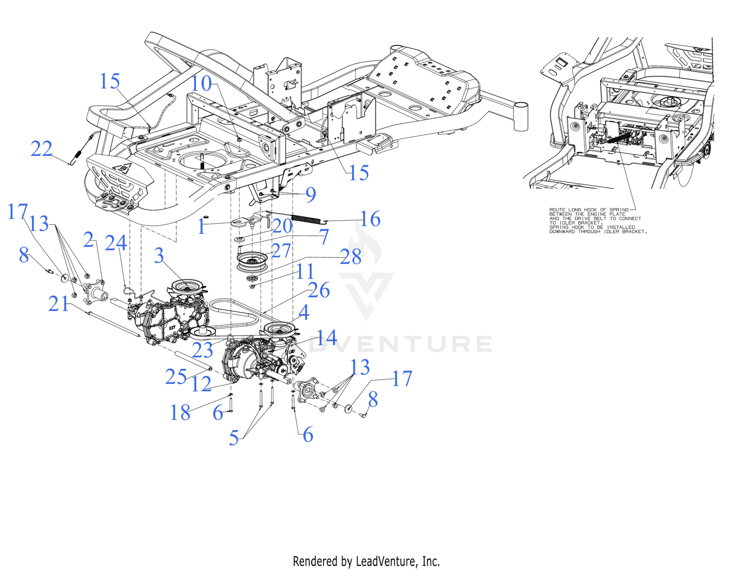 Cub Cadet ZT1 50 KW FAB 17AIEACL010 2021 ULTIMA ZT1 Drive