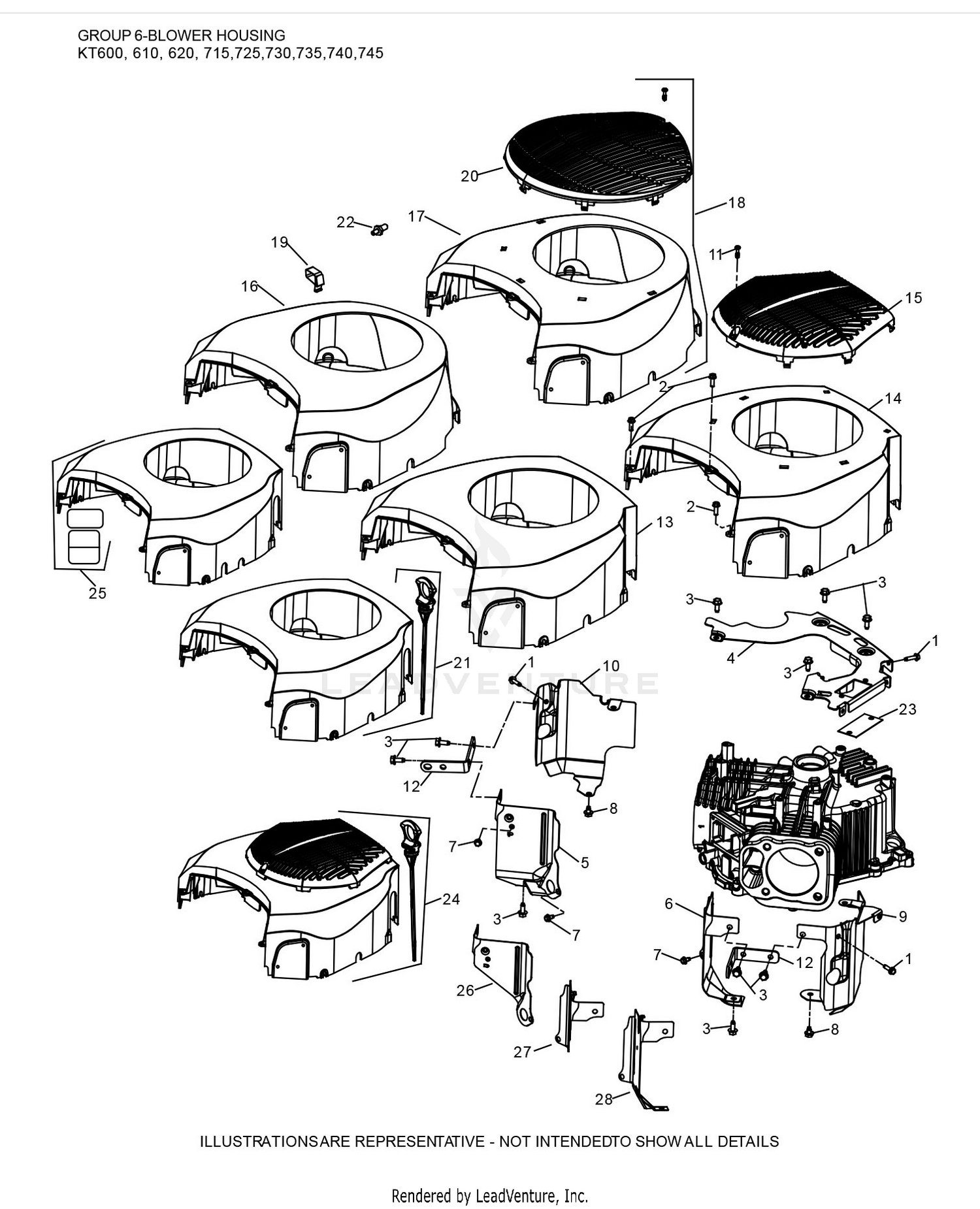 KT745-3100 Blower Housing