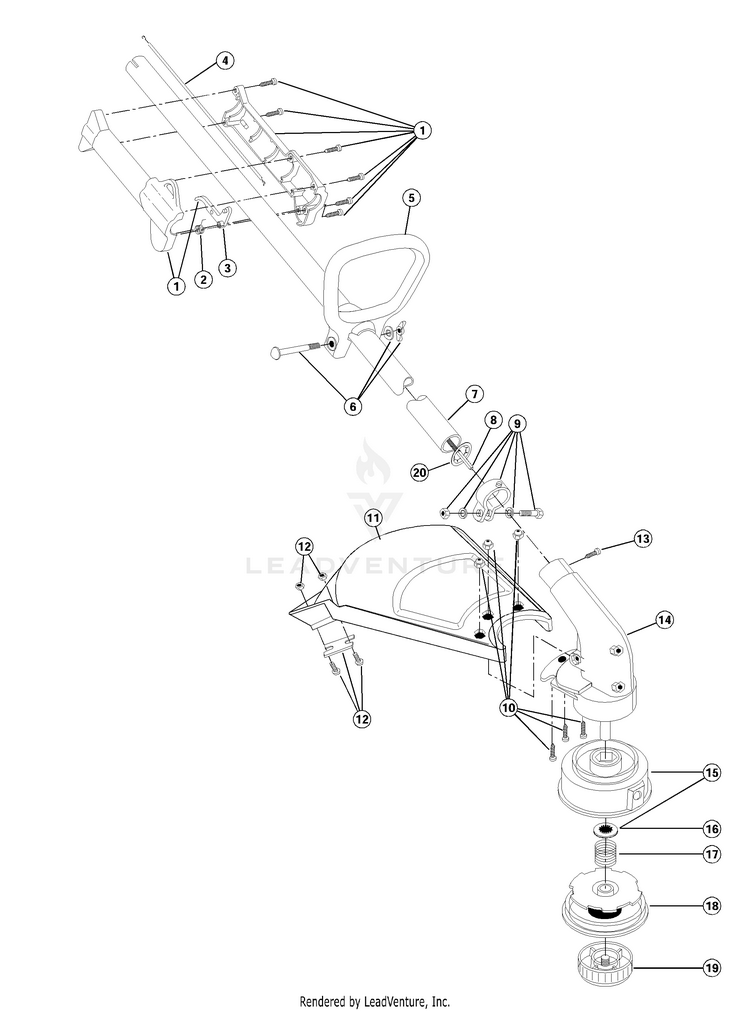 Bolens BL150 41CD150G163 41CD150G163 BL150 Gas String Trimmers PartsWarehouse