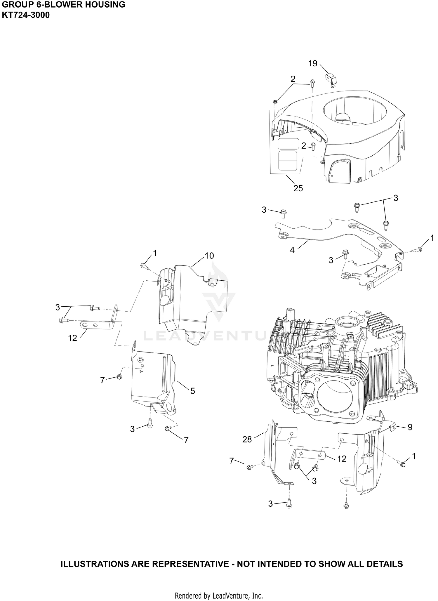 KT724-3000 Blower Housing