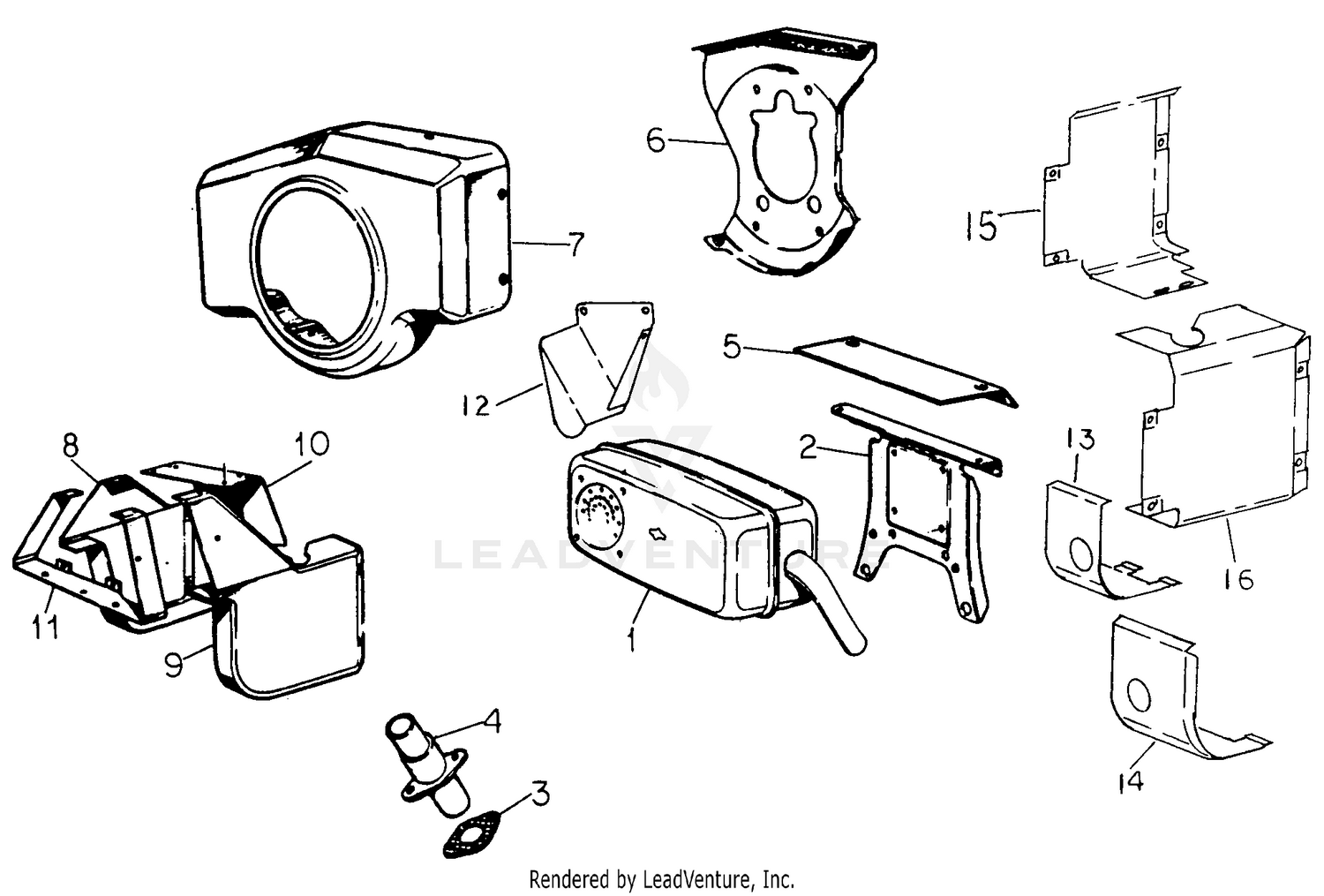Muffler & Blower Housing