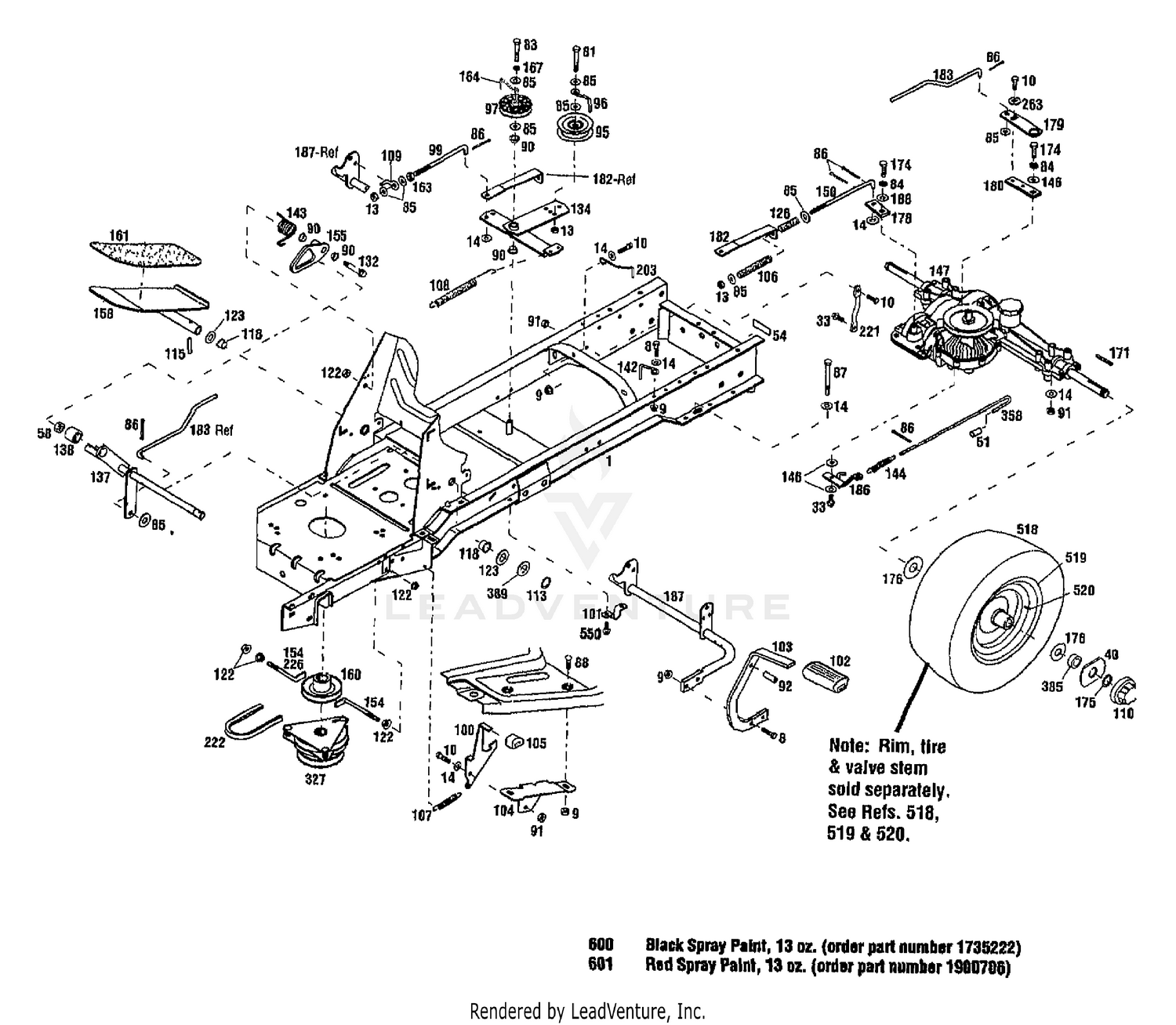 DRIVELINE/HYDRO TRANSMISSION ASSEMBLY