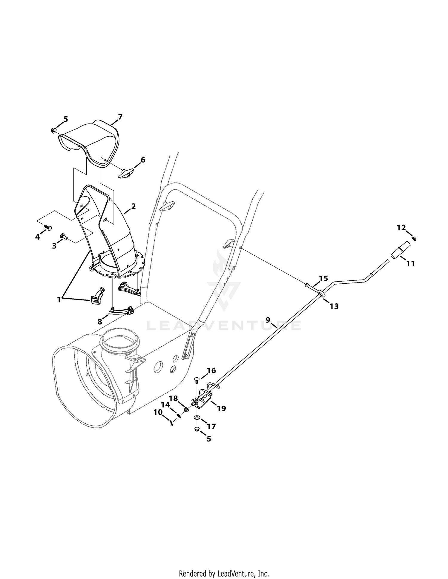 Standard 2-Way Chute