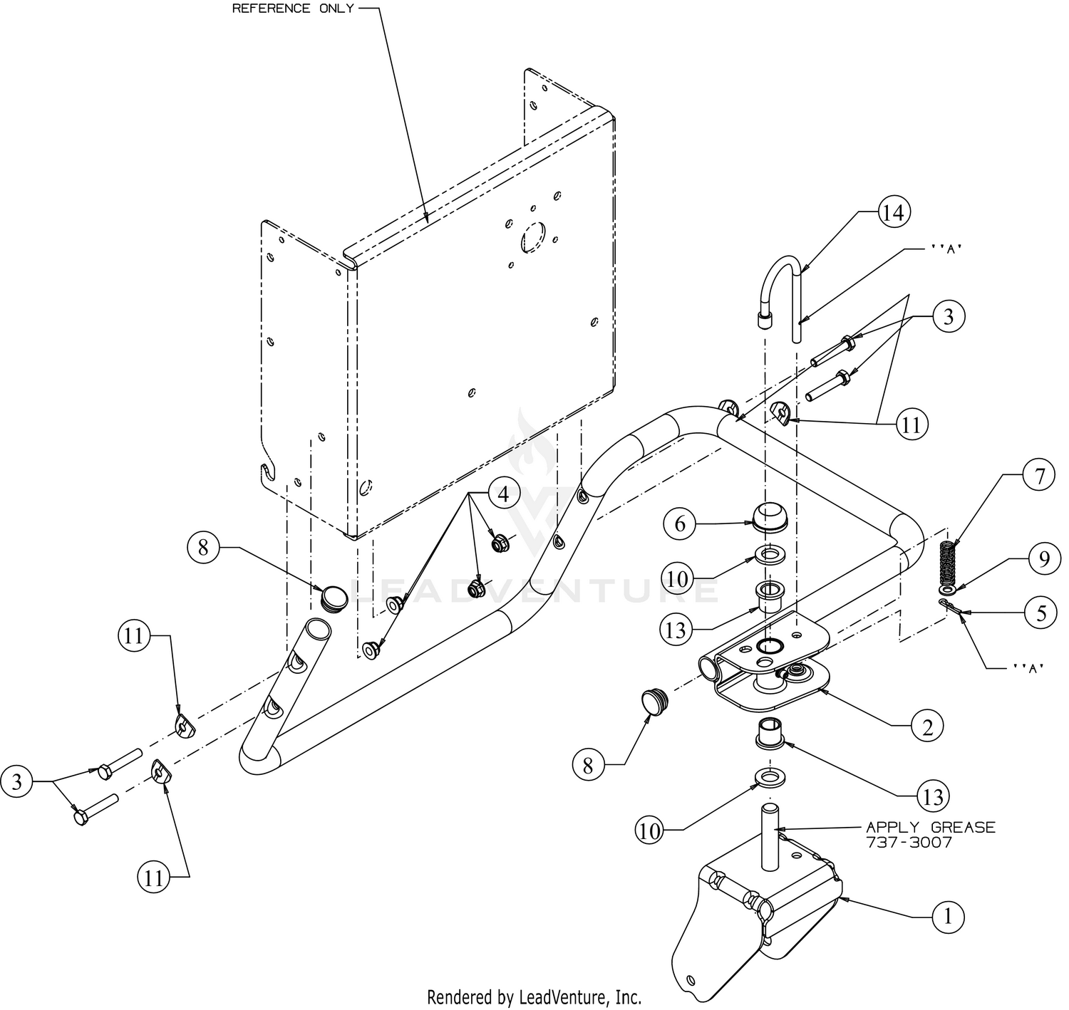 Caster Wheel Bracket