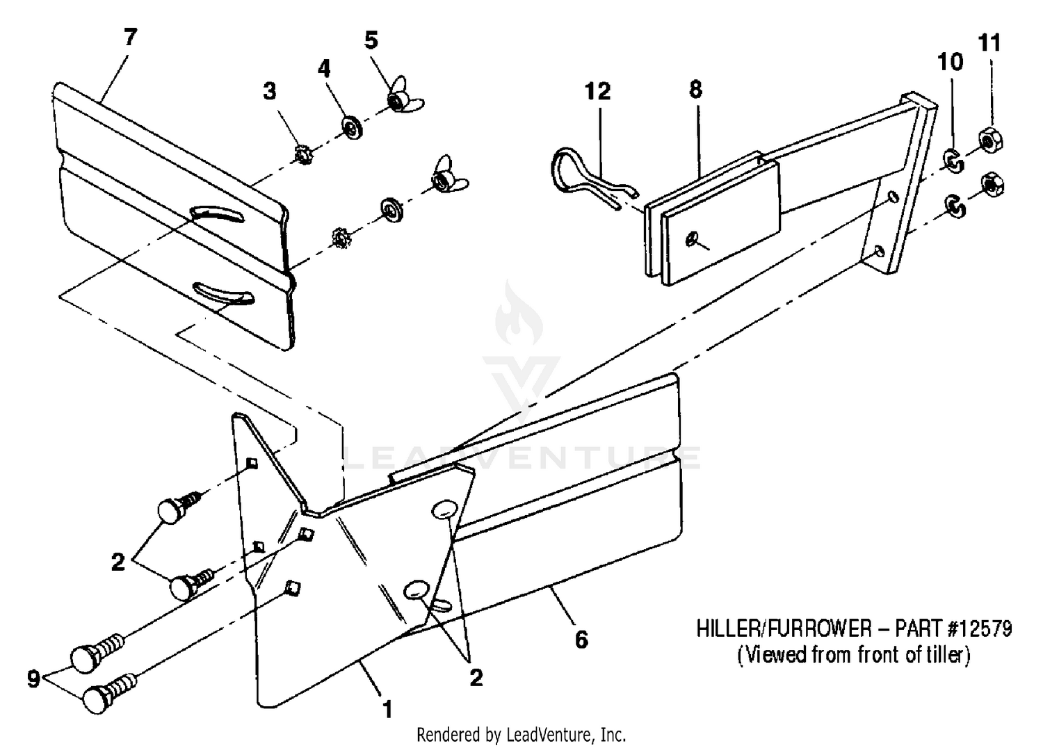 Hiller/Furrower Attachment