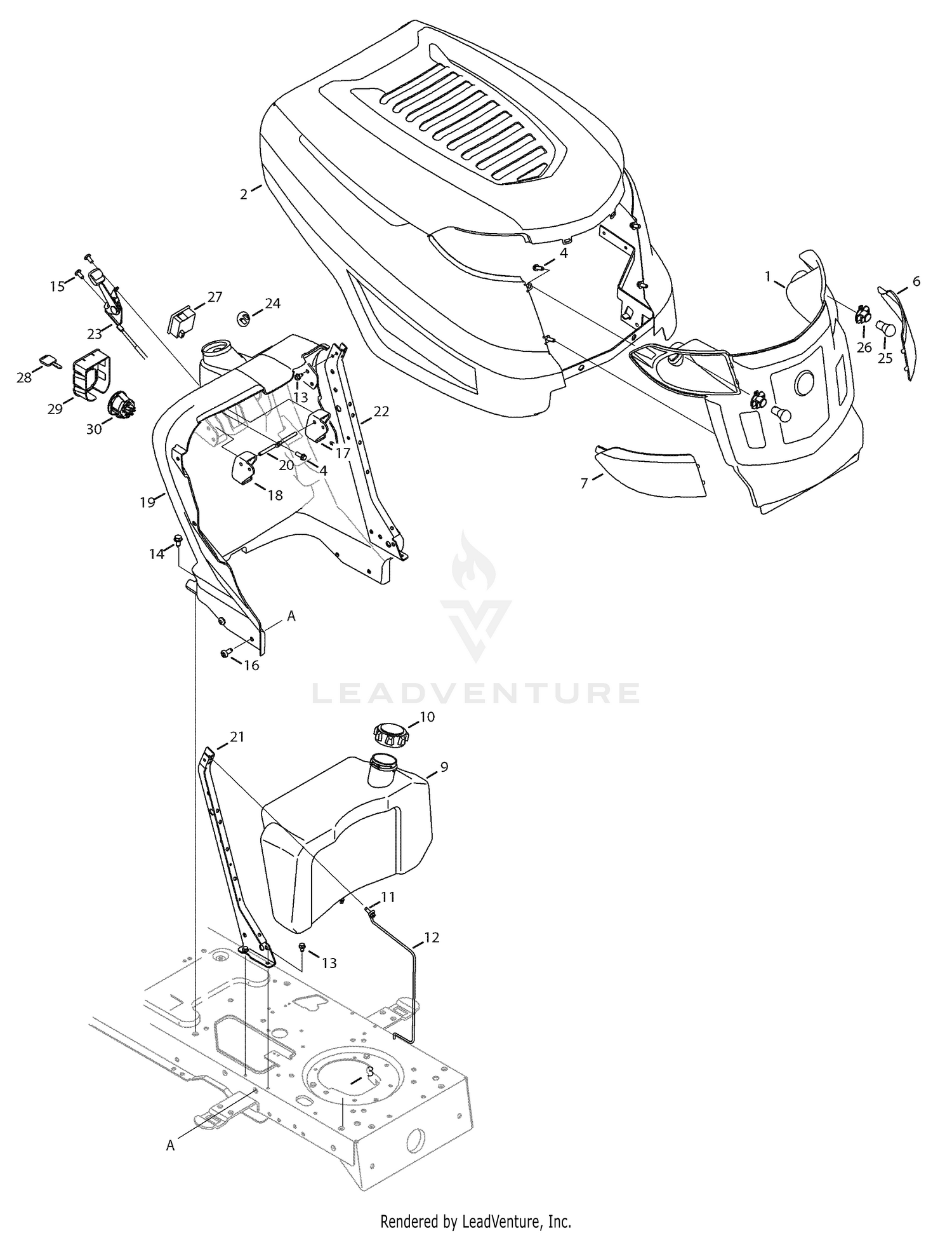 Hood & Dash Assembly