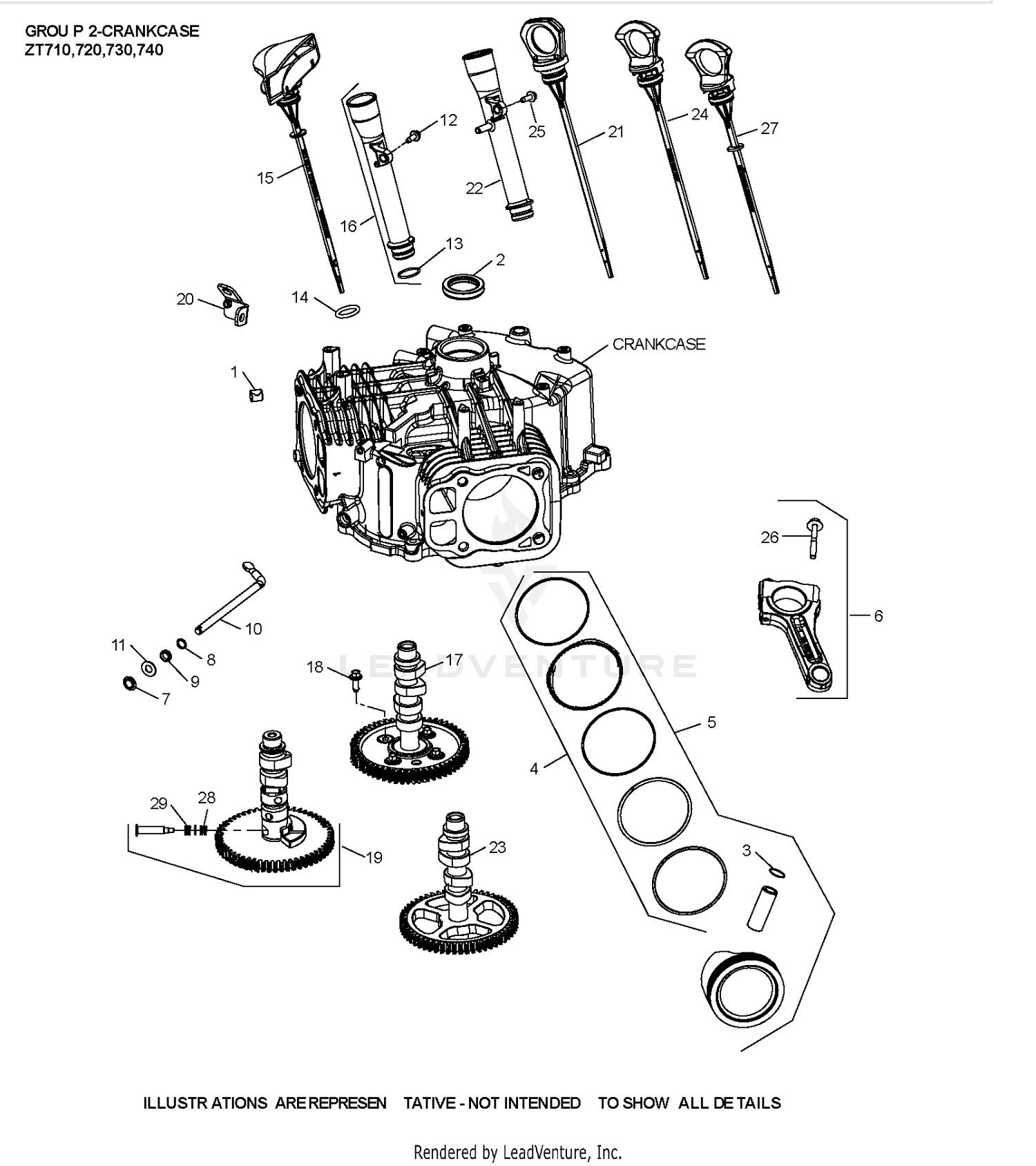 ZT730-3045 CrankCase