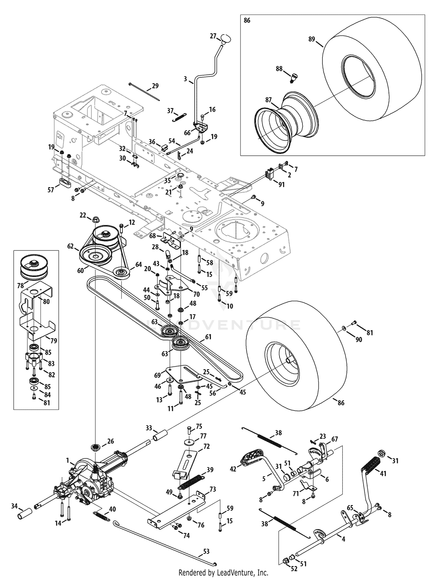 Drive belt for online a troy bilt bronco