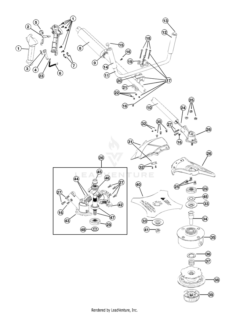 Bolens BL250 41CD250G163 41CD250G163 BL250 Gas String Trimmers