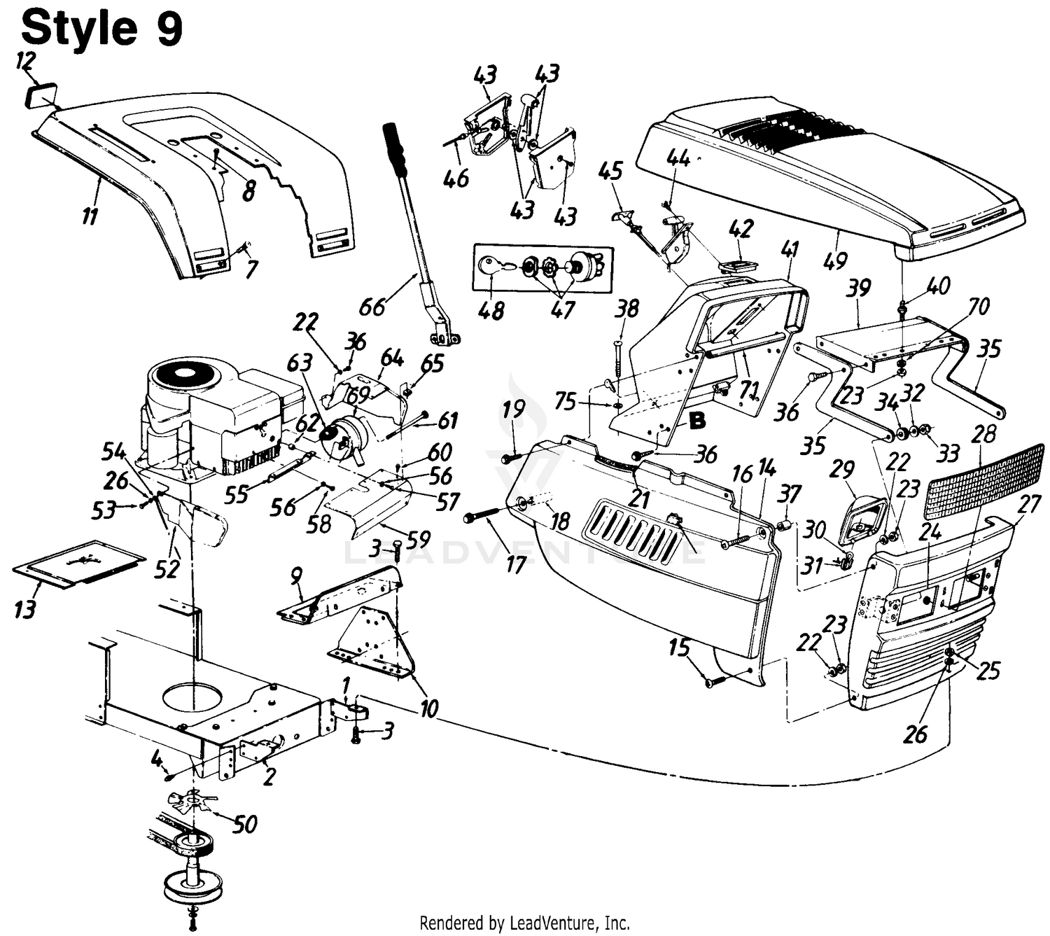 Montgomery ward riding lawn best sale mower parts