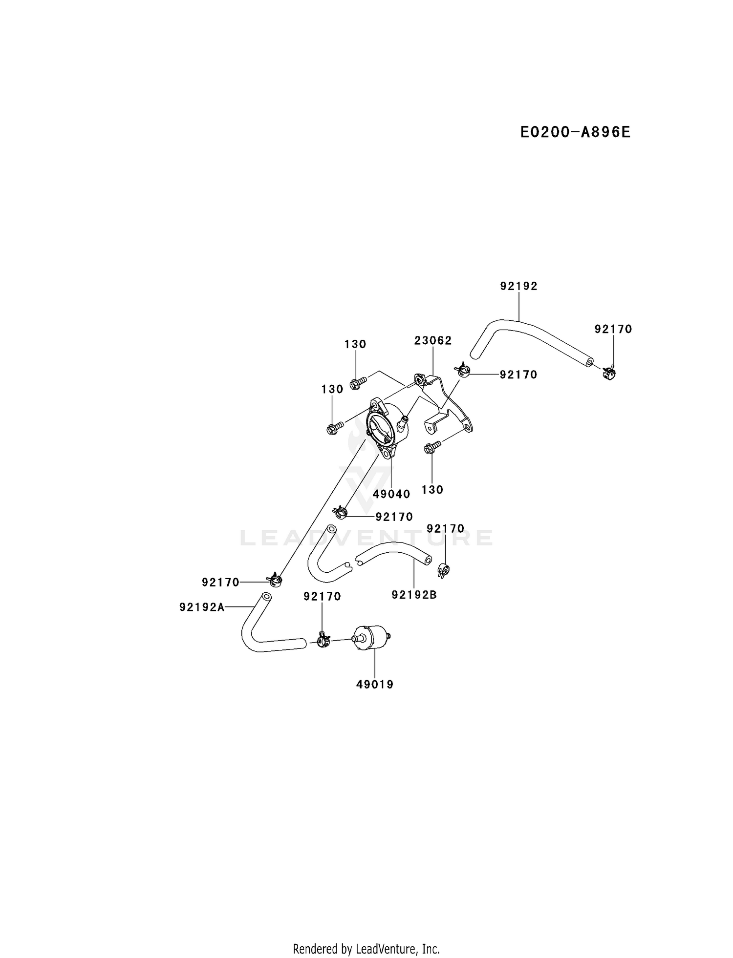 FXT00V-DS19 FUEL TANK & FUEL VALVE