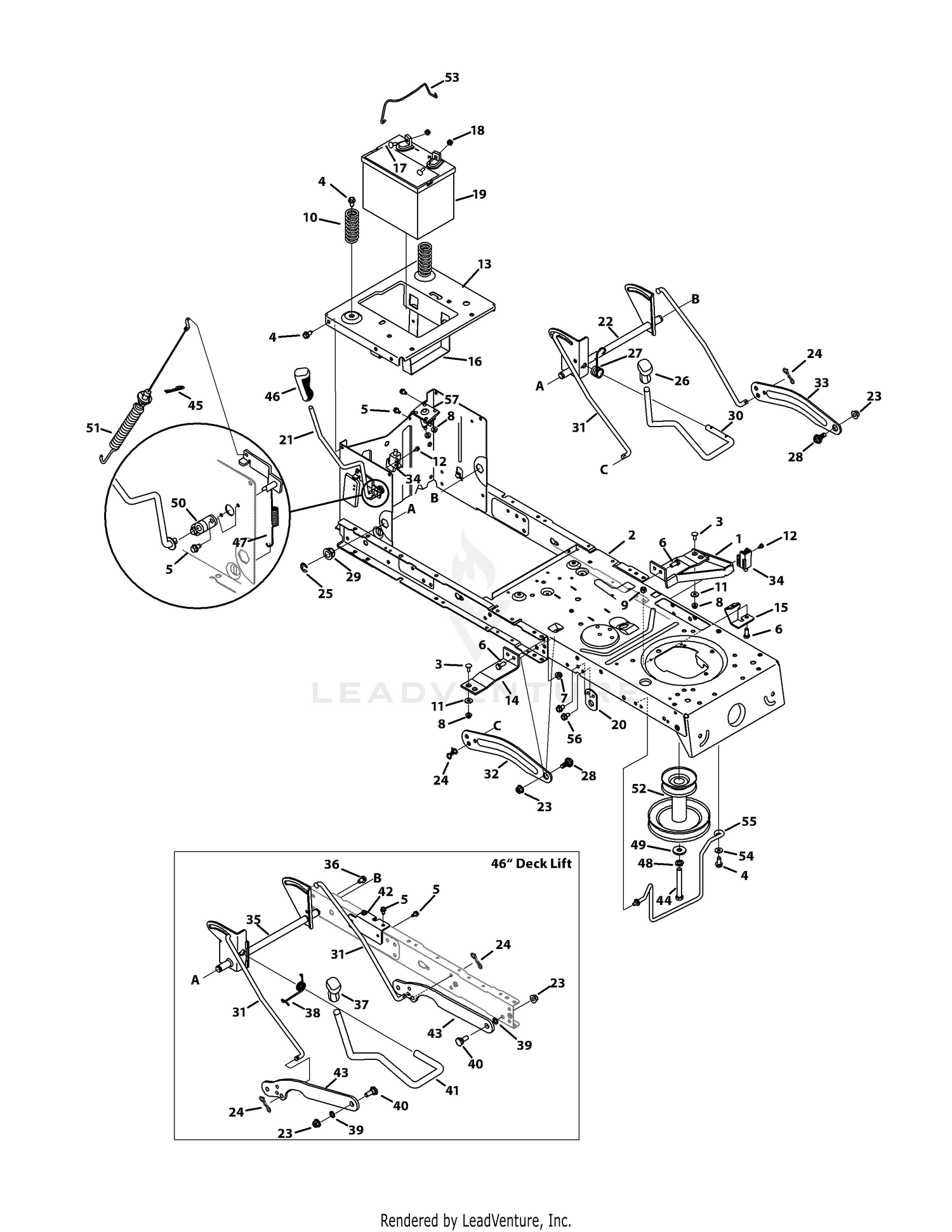 Frame & PTO Lift