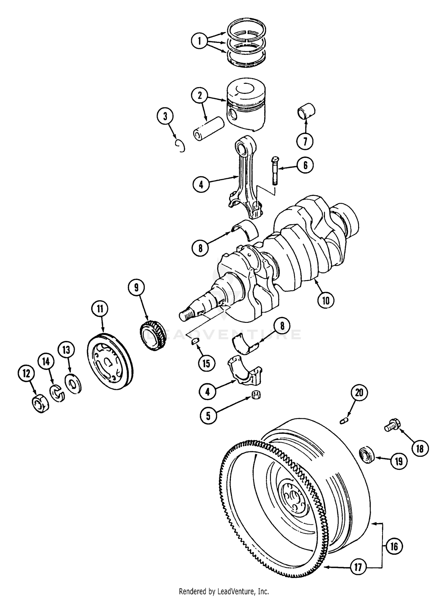 Main Moving Parts - Single Clutch